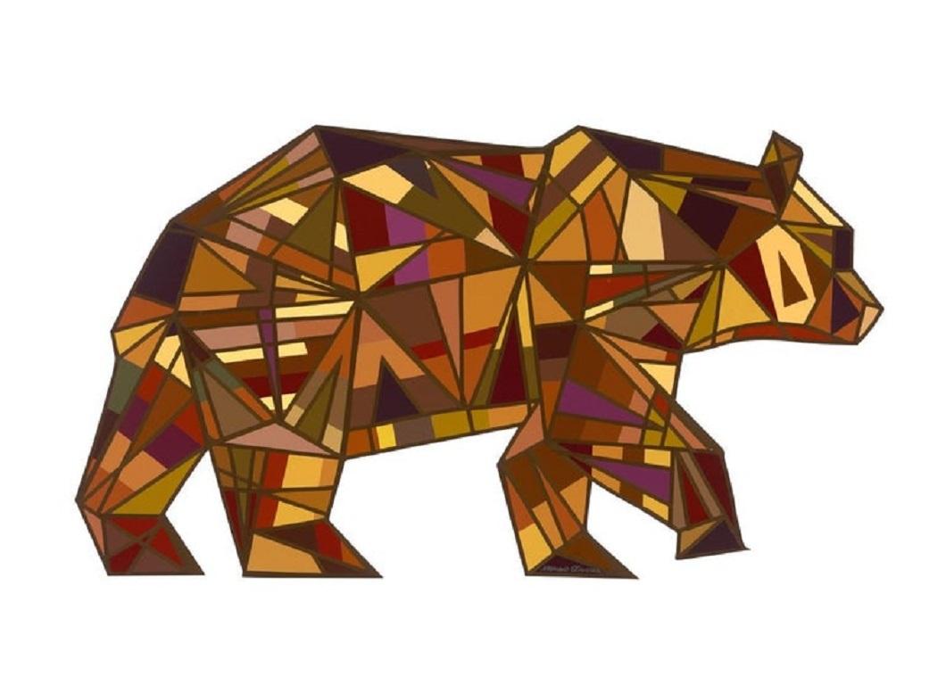 Mauro Oliveira Animal Print - The Lucky Bear (Limited Edition Print)