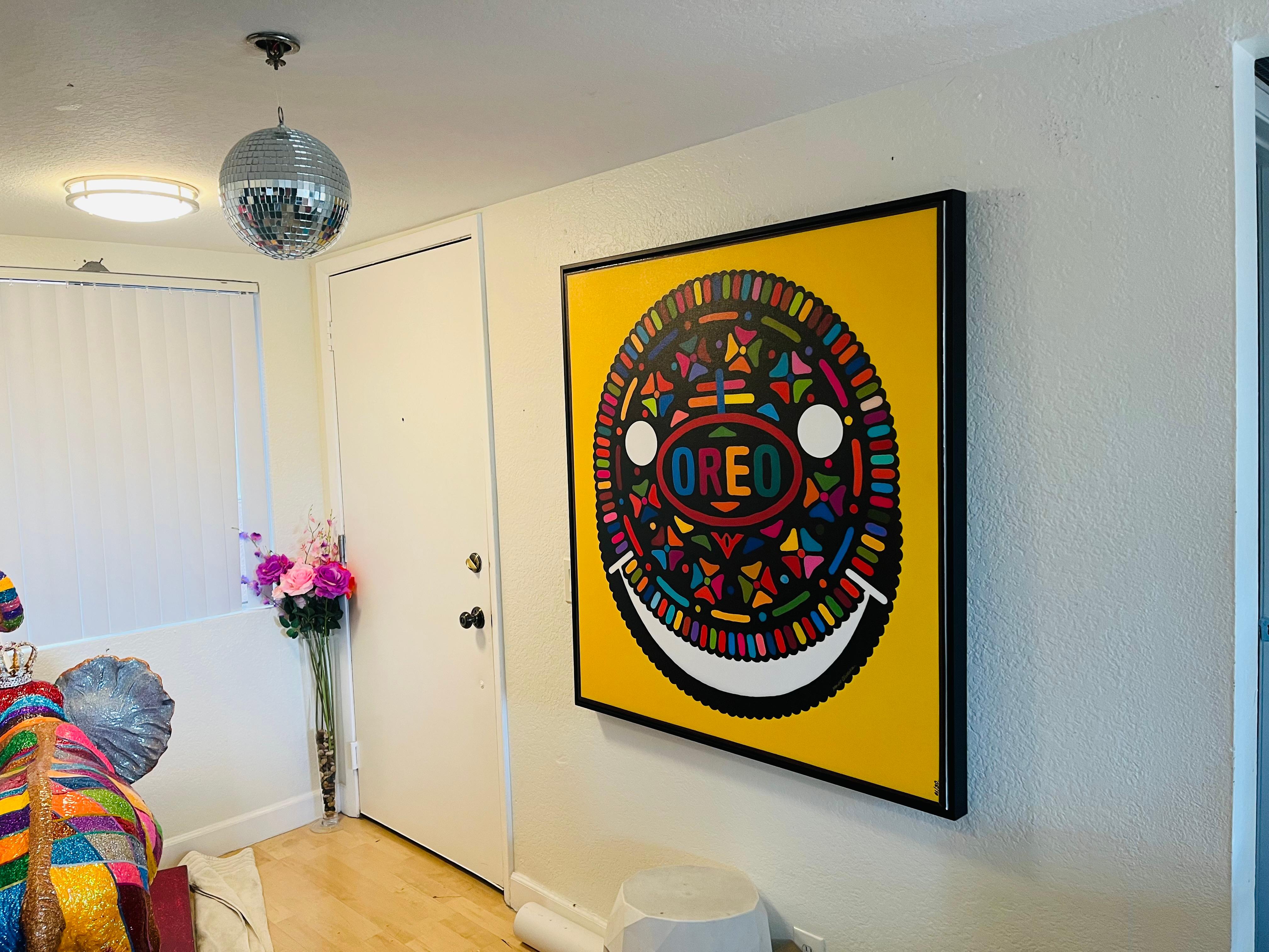 THE OREO HAPPY HOUR I (FRAMED Limited Edition of only 30 45X42 Prints On Canvas) For Sale 8