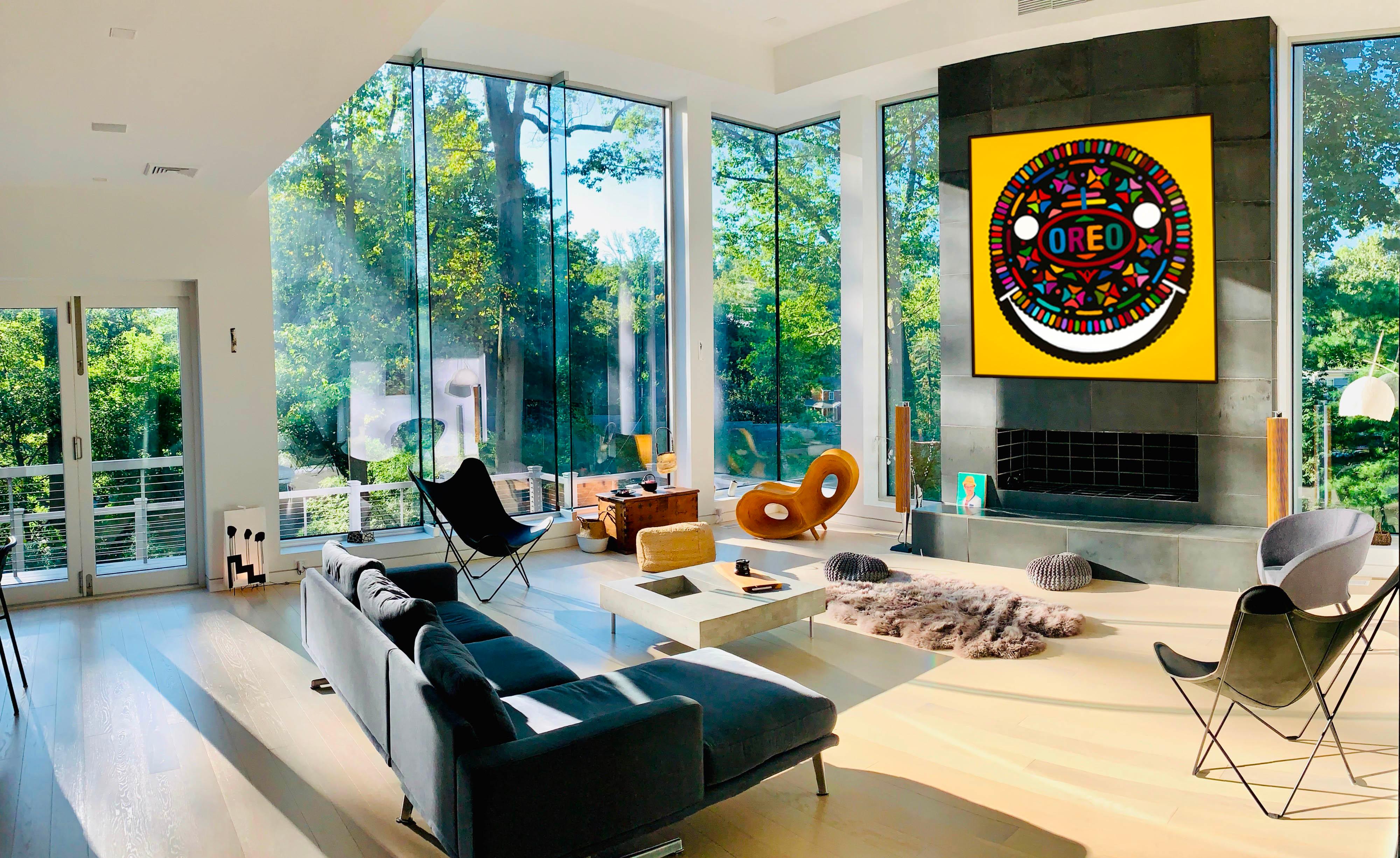 THE OREO HAPPY HOUR I (FRAMED Limited Edition of only 30 45X42 Prints On Canvas) 11