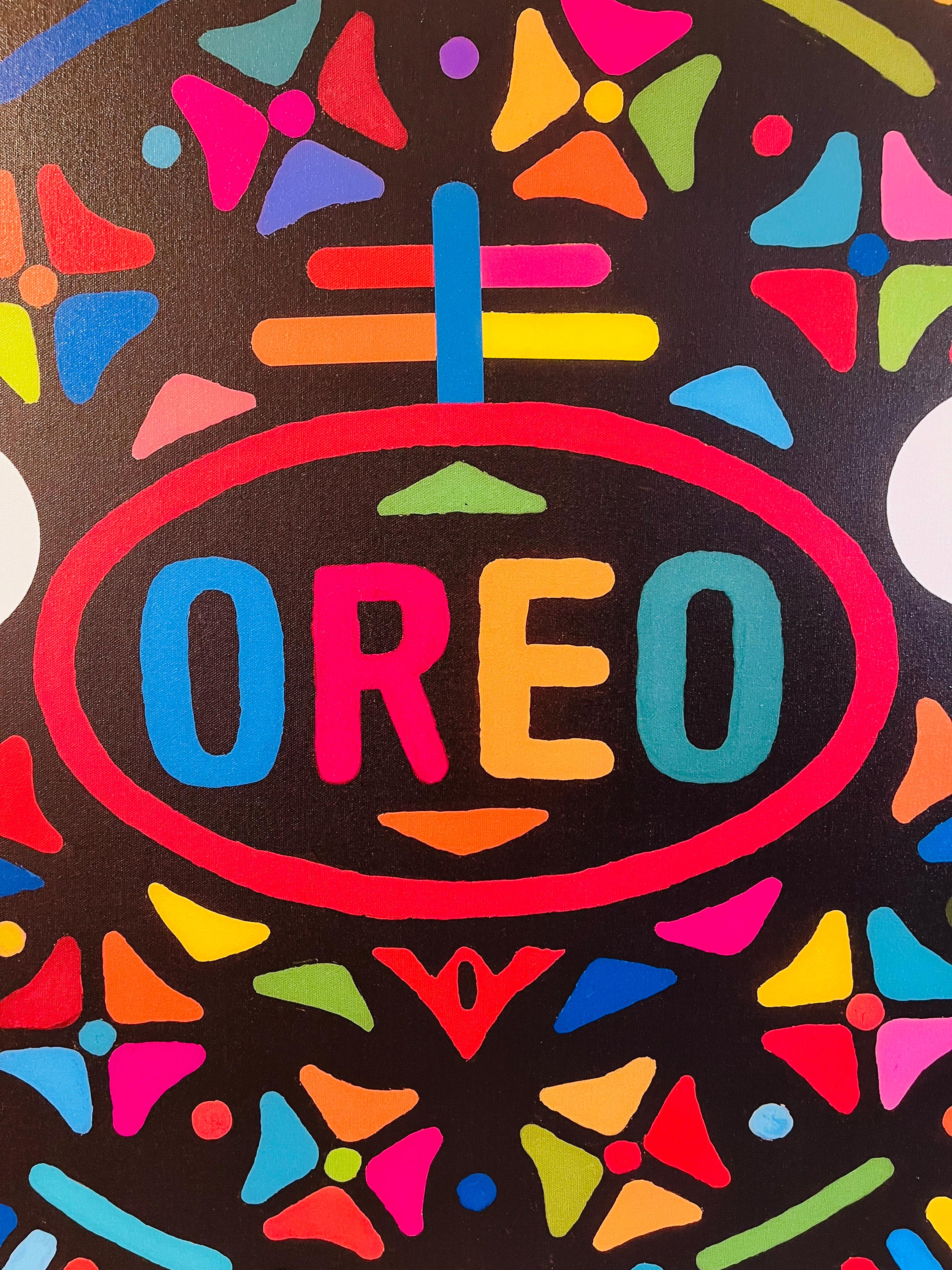 THE OREO HAPPY HOUR I (FRAMED Limited Edition of only 30 45X42 Prints On Canvas) For Sale 11