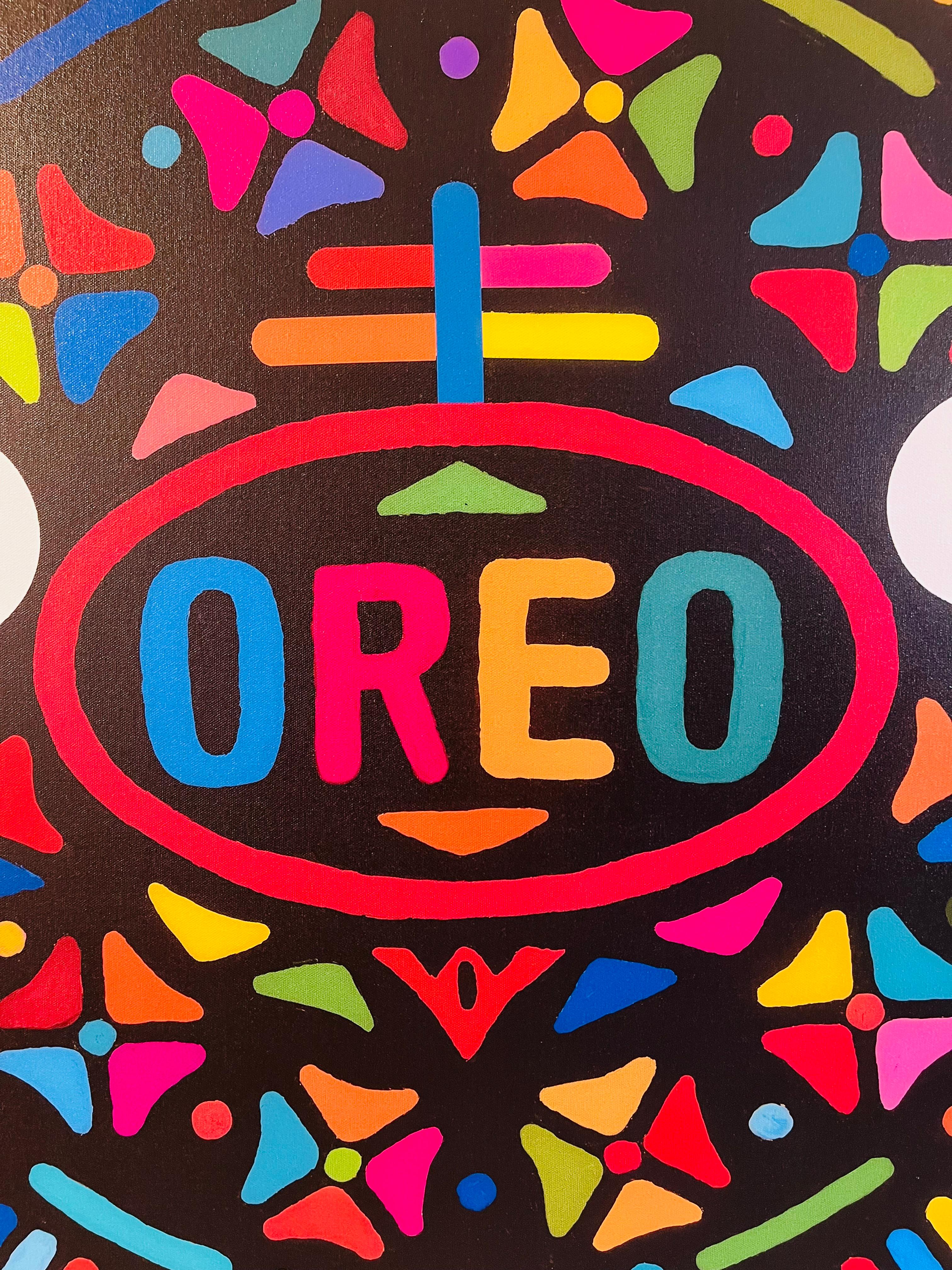 THE OREO HAPPY HOUR I (FRAMED Limited Edition of only 30 45X42 Prints On Canvas) 12