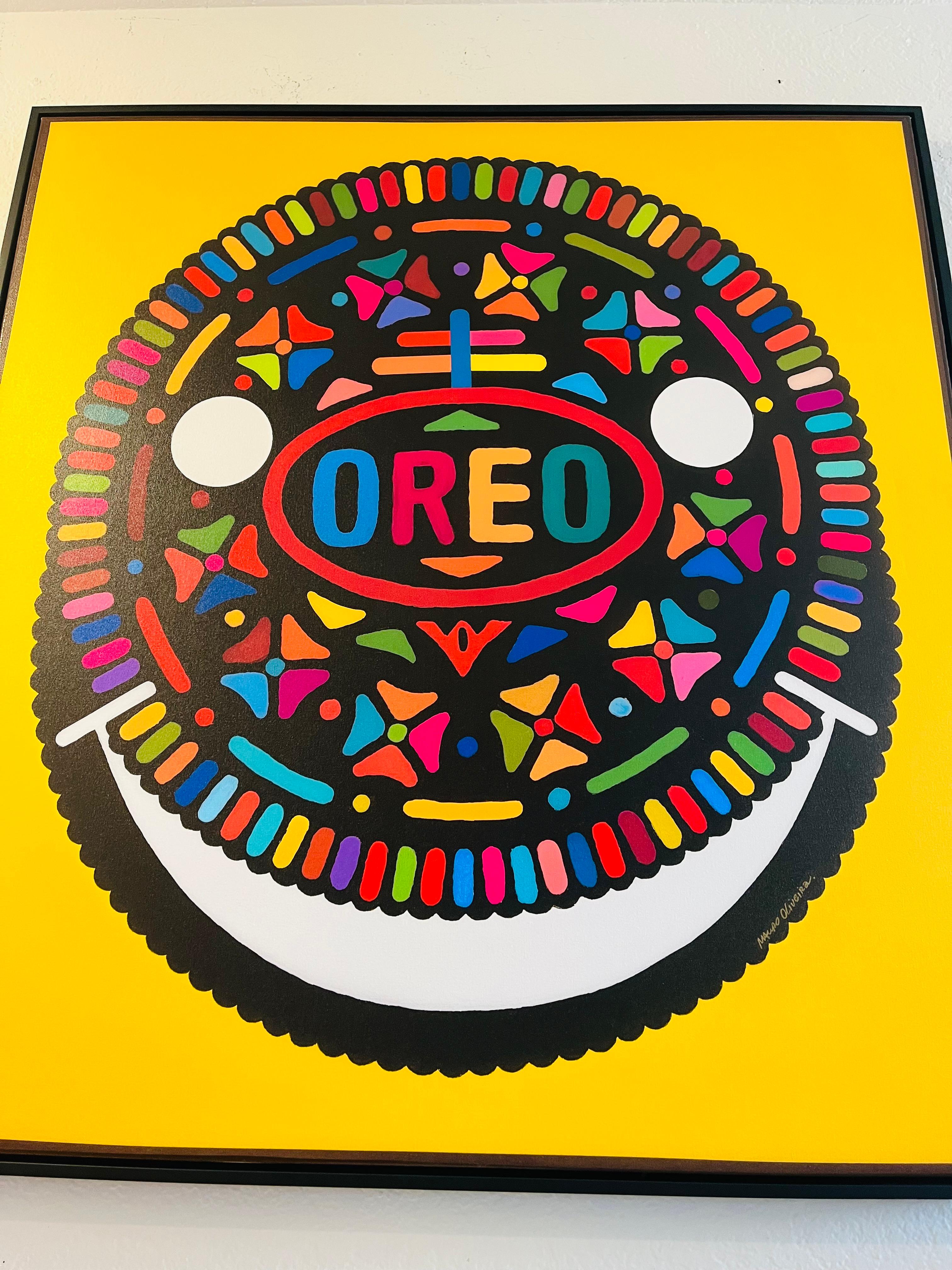 THE OREO HAPPY HOUR I (FRAMED Limited Edition of only 30 45X42 Prints On Canvas) For Sale 13