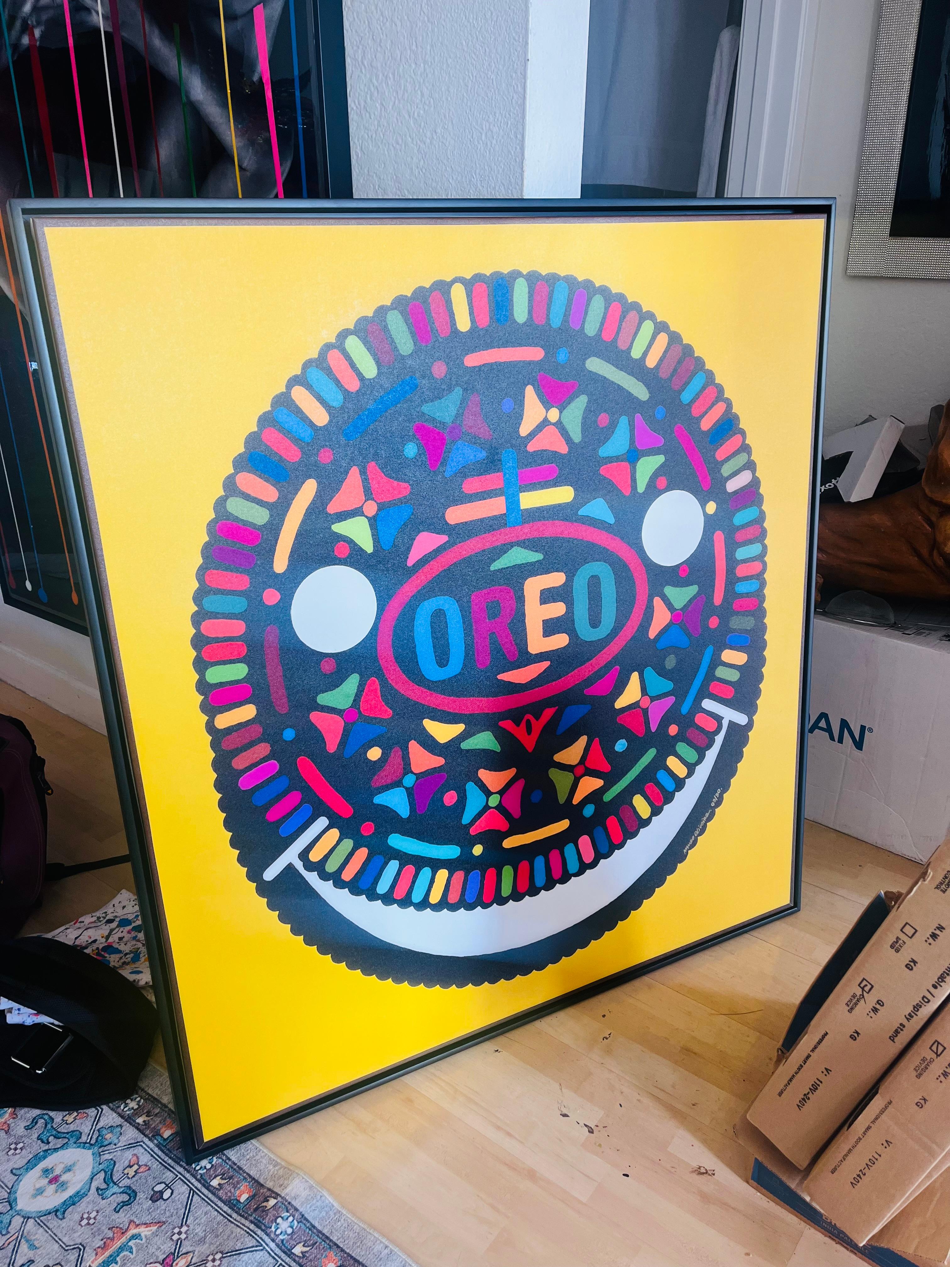 THE OREO HAPPY HOUR I (FRAMED Limited Edition of only 30 45X42 Prints On Canvas) For Sale 15
