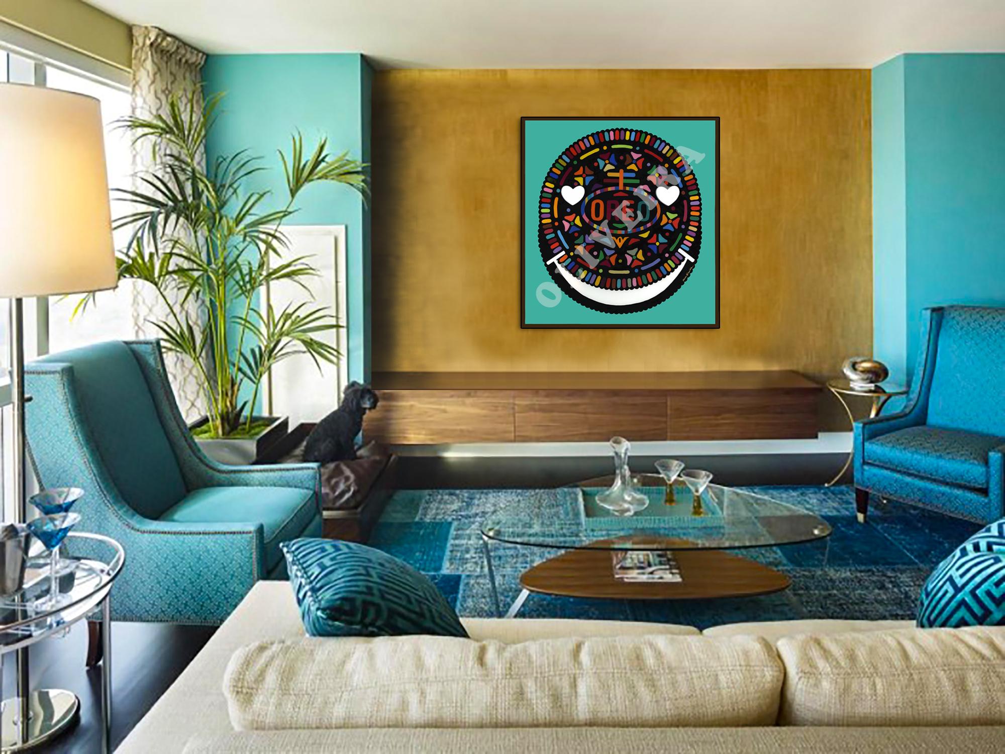 THE OREO HAPPY HOUR I (FRAMED Limited Edition of only 30 45X42 Prints On Canvas) 16