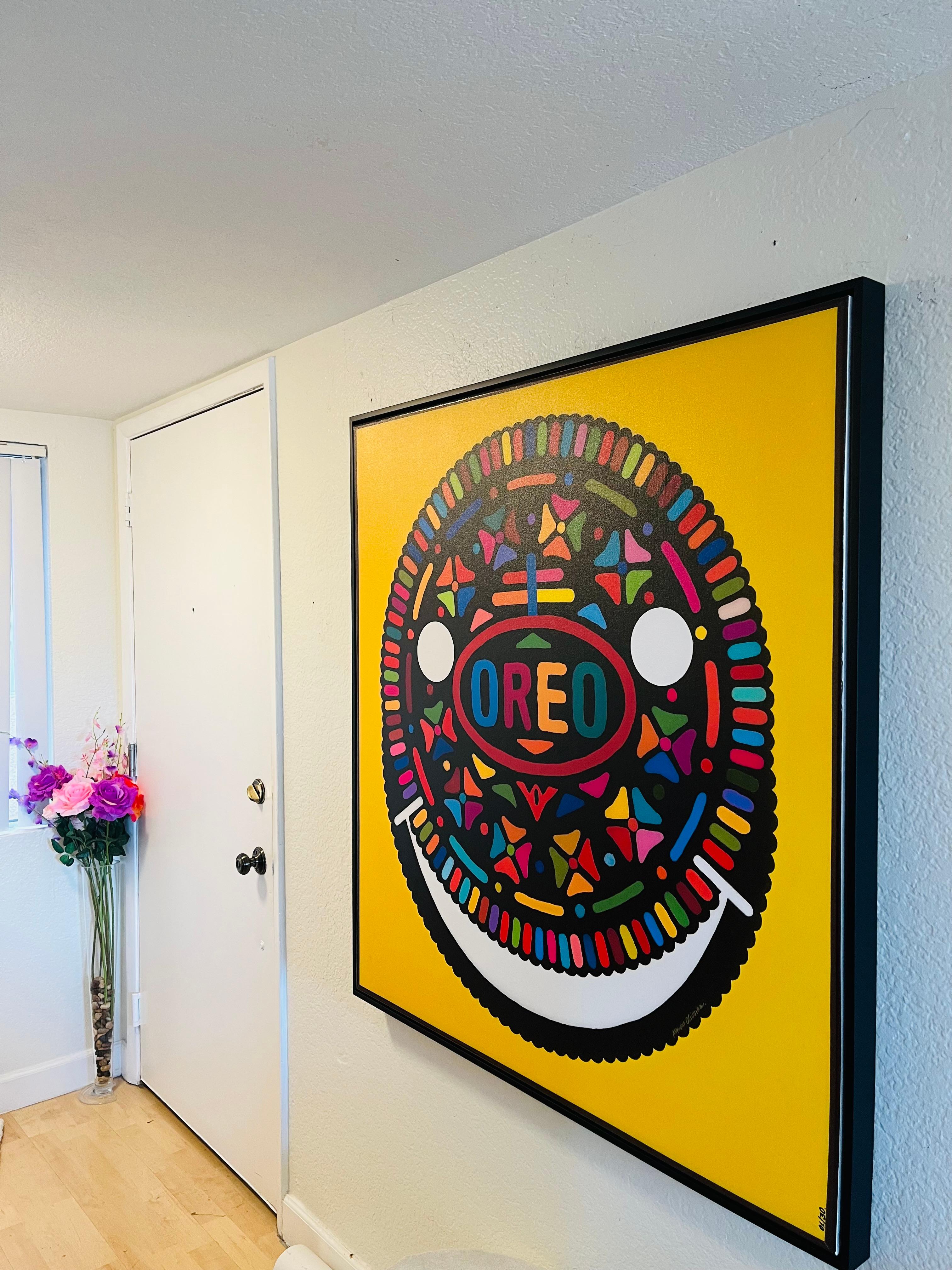 THE OREO HAPPY HOUR I (FRAMED Limited Edition of only 30 45X42 Prints On Canvas) 2