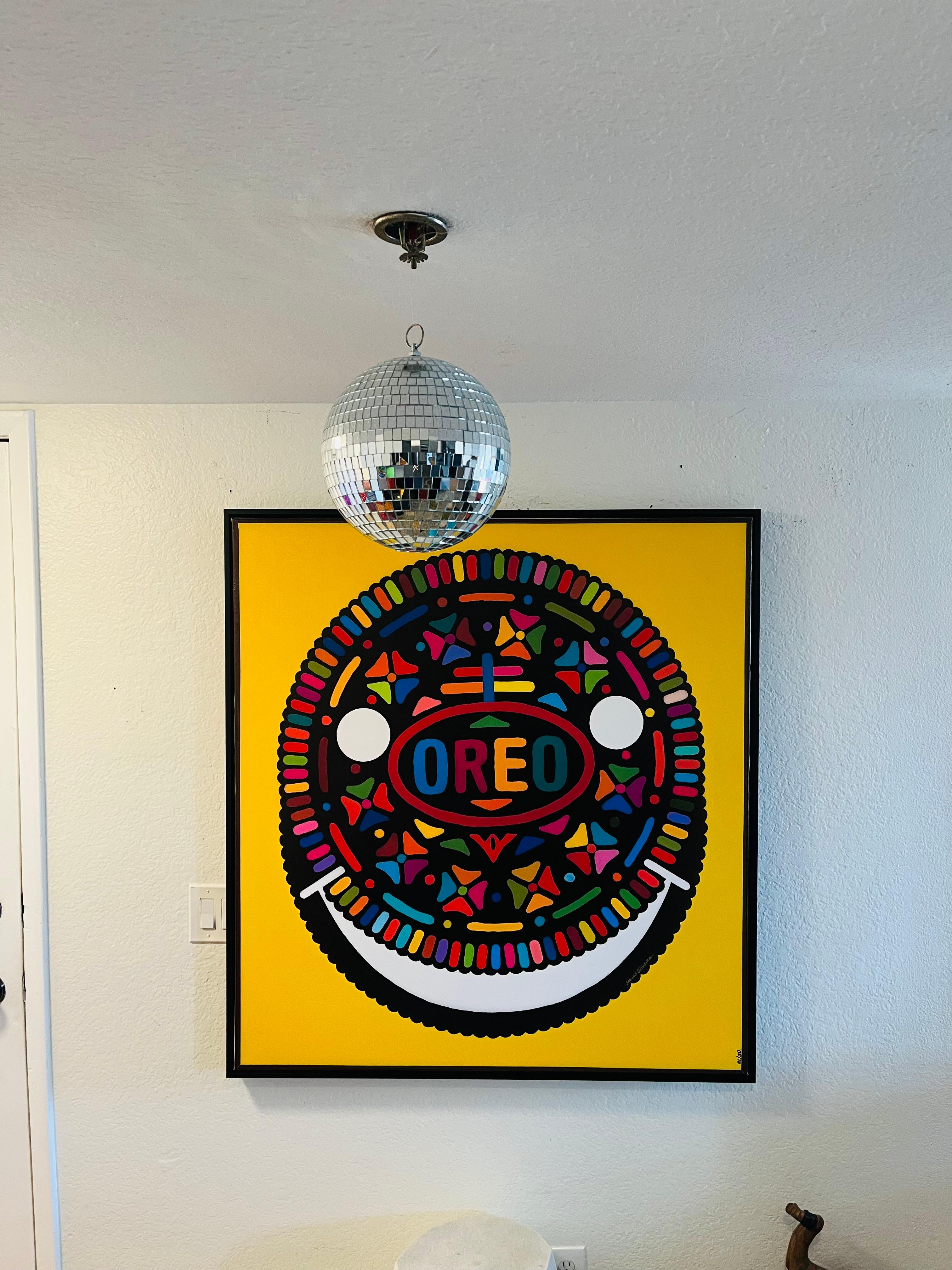 THE OREO HAPPY HOUR I (FRAMED Limited Edition of only 30 45X42 Prints On Canvas) For Sale 7