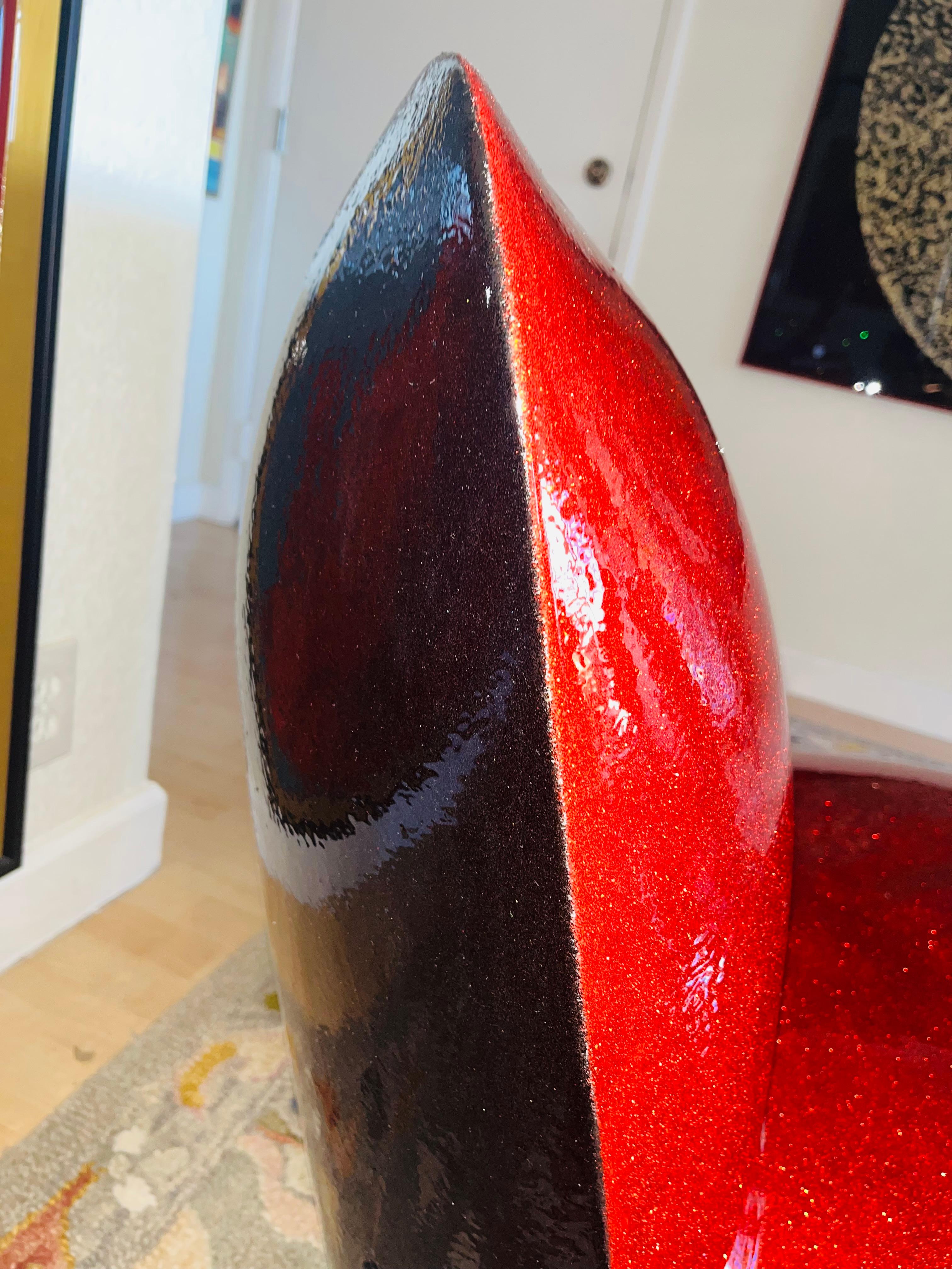 HARD CANDY GLITTER CHAIR WITH OTTOMAN I (Un exemplaire unique d'art fonctionnel) en vente 5
