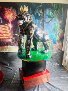King Groovy Gorgeous Of Congo (One Of A Kind Gorilla Sculpture Masterpiece)