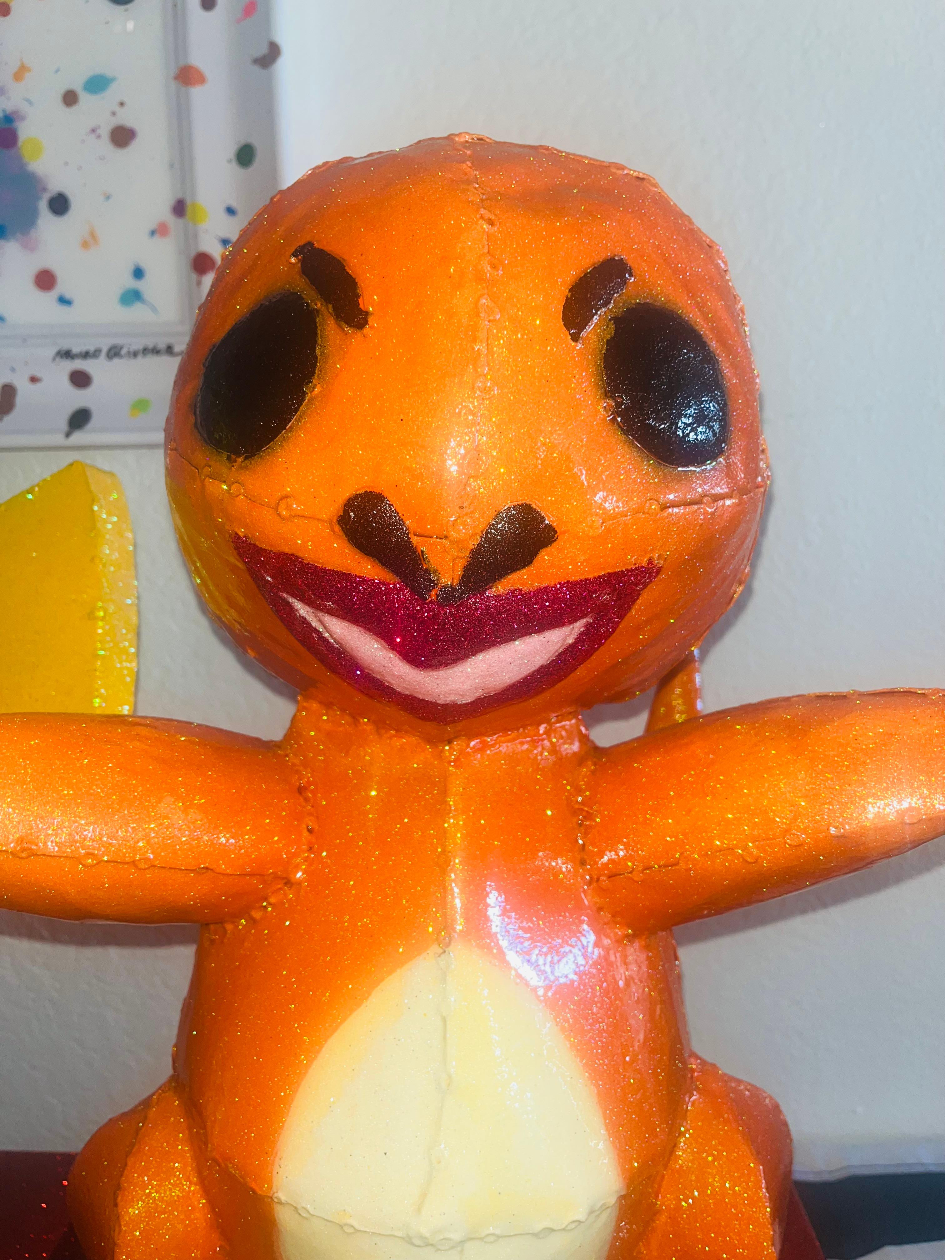 Pikachu & Charmander - 2 Of A kind Metal Pokemon Sculptures en venta 9