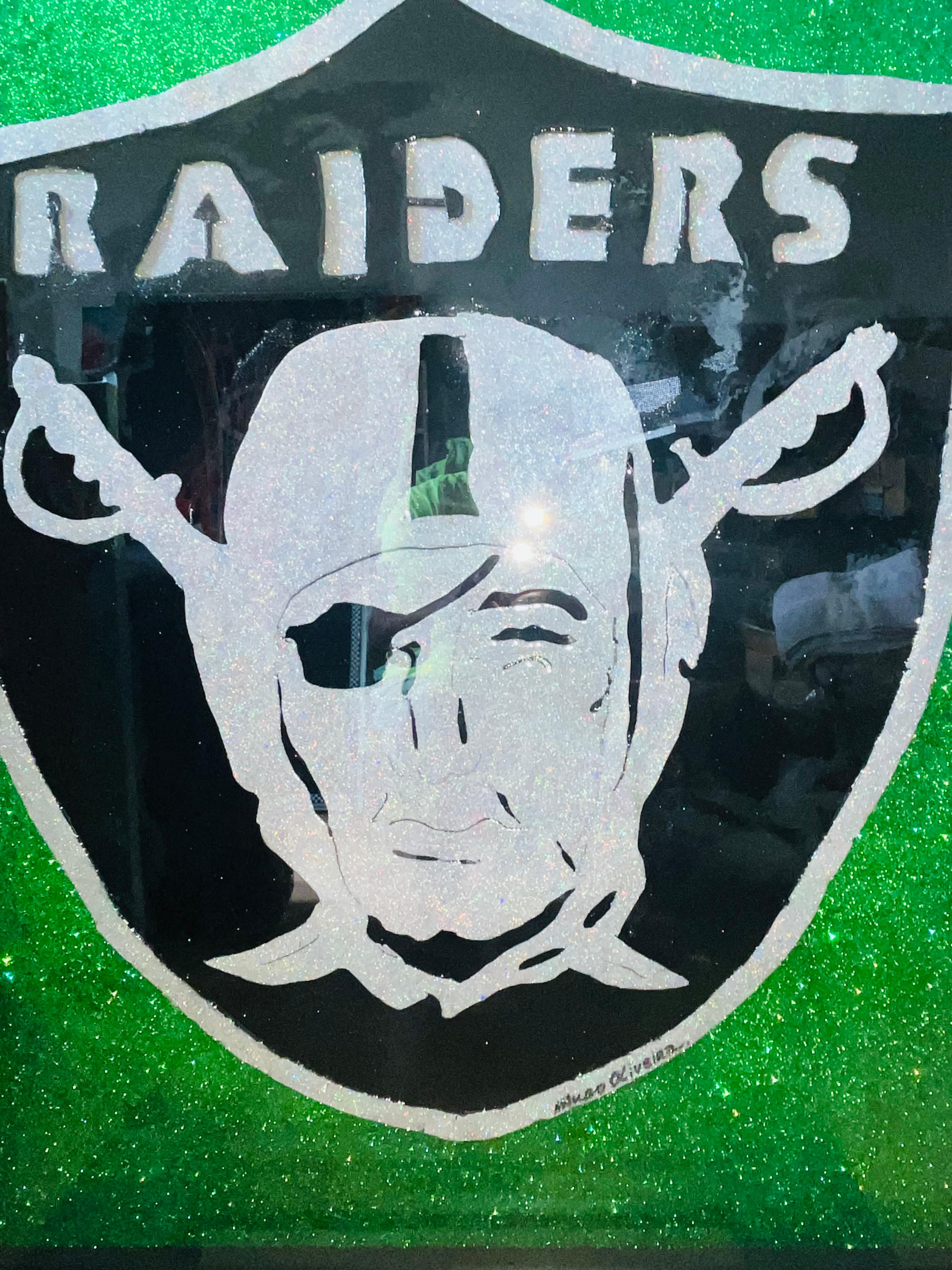 RAIDERS REIGN (Original And One Of A Kind Wall/Floor/Shelve Sculpture) For Sale 6