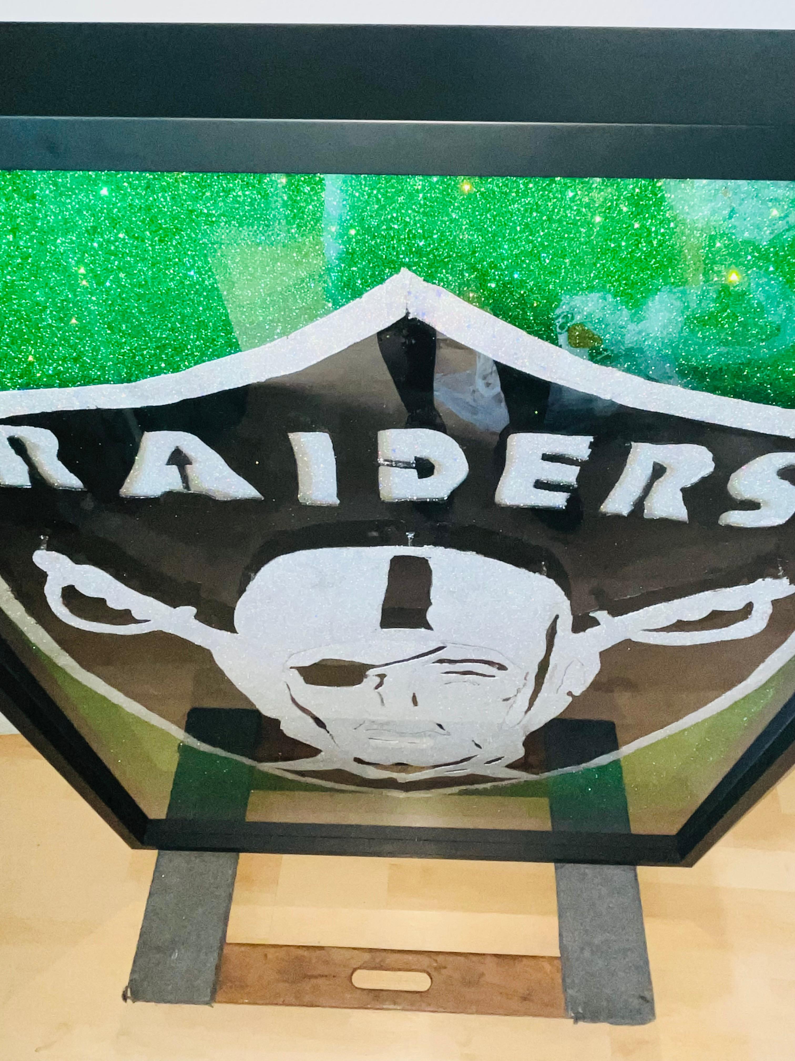 RAIDERS REIGN (Original And One Of A Kind Wall/Floor/Shelve Sculpture) - Pop Art Mixed Media Art by Mauro Oliveira