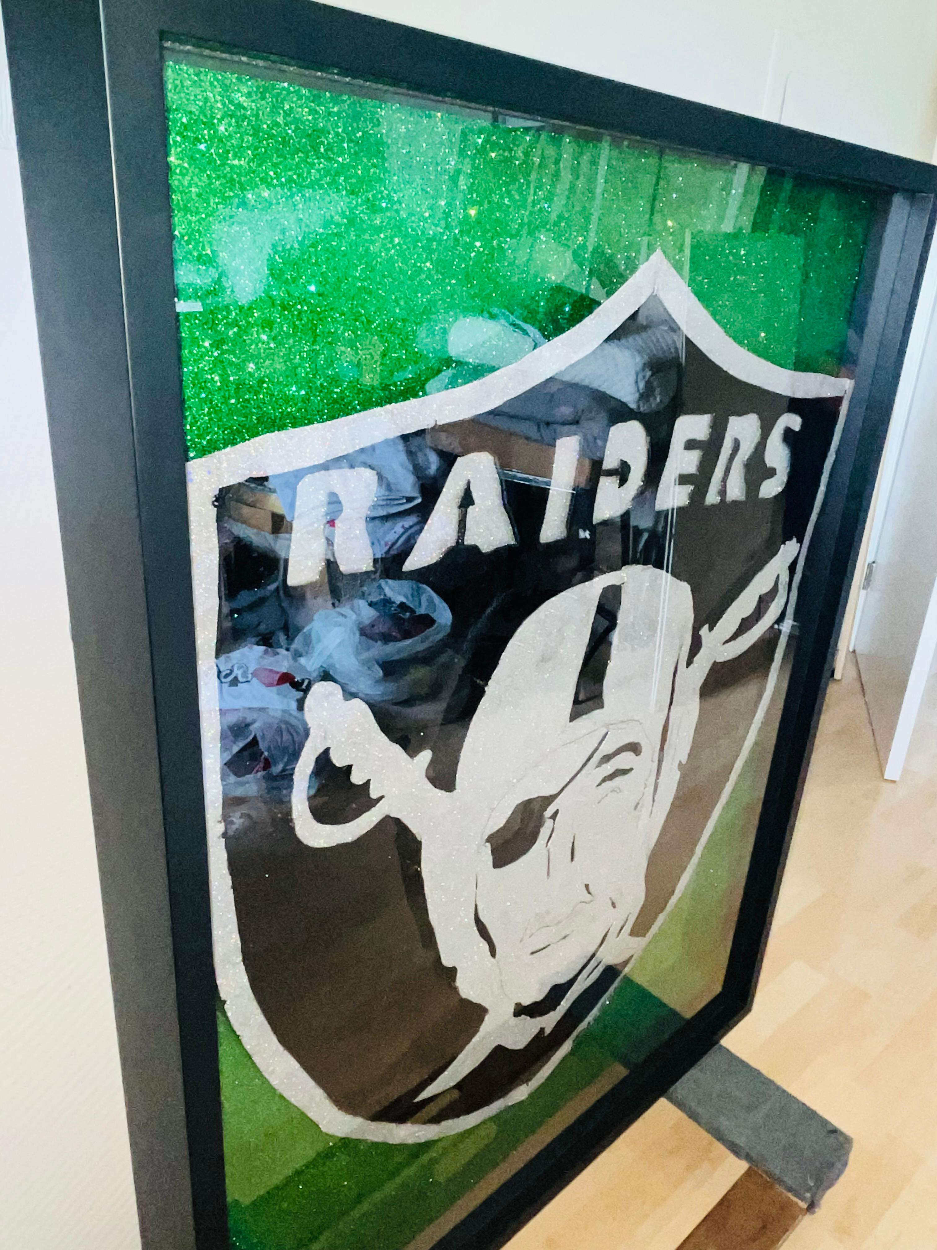 RAIDERS REIGN (Original And One Of A Kind Wall/Floor/Shelve Sculpture) For Sale 2