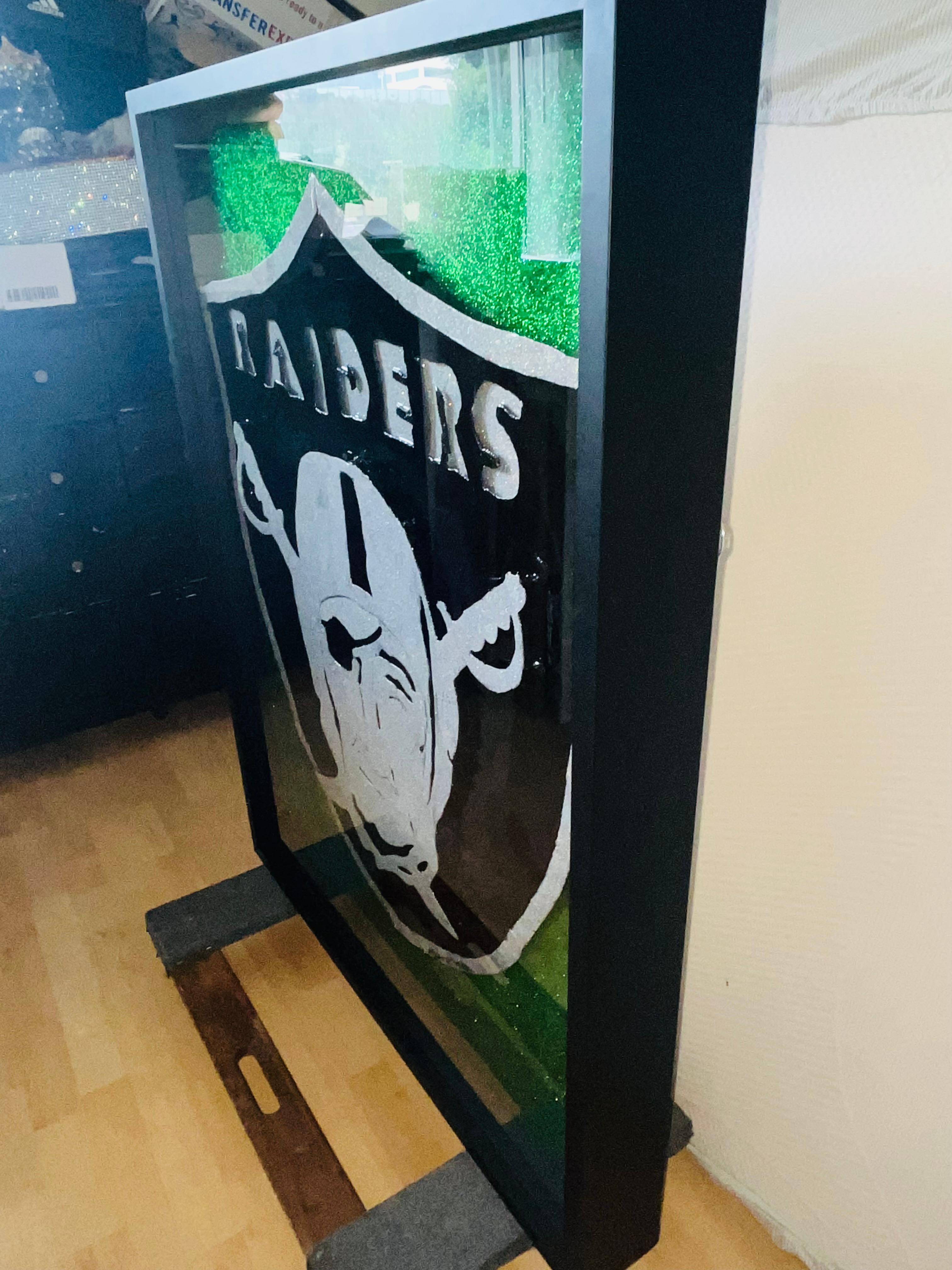 RAIDERS REIGN (Original And One Of A Kind Wall/Floor/Shelve Sculpture) For Sale 3