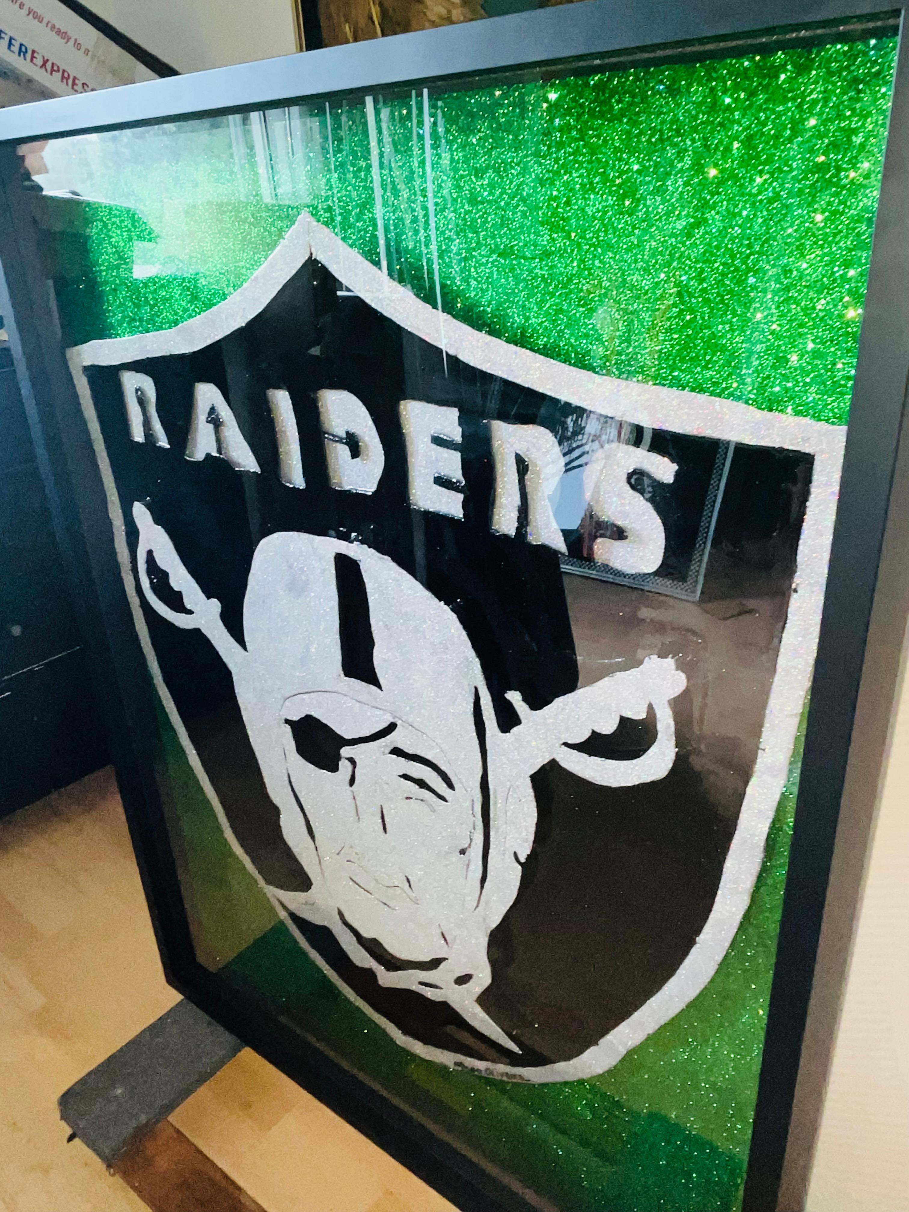 RAIDERS REIGN (Original And One Of A Kind Wall/Floor/Shelve Sculpture) For Sale 4
