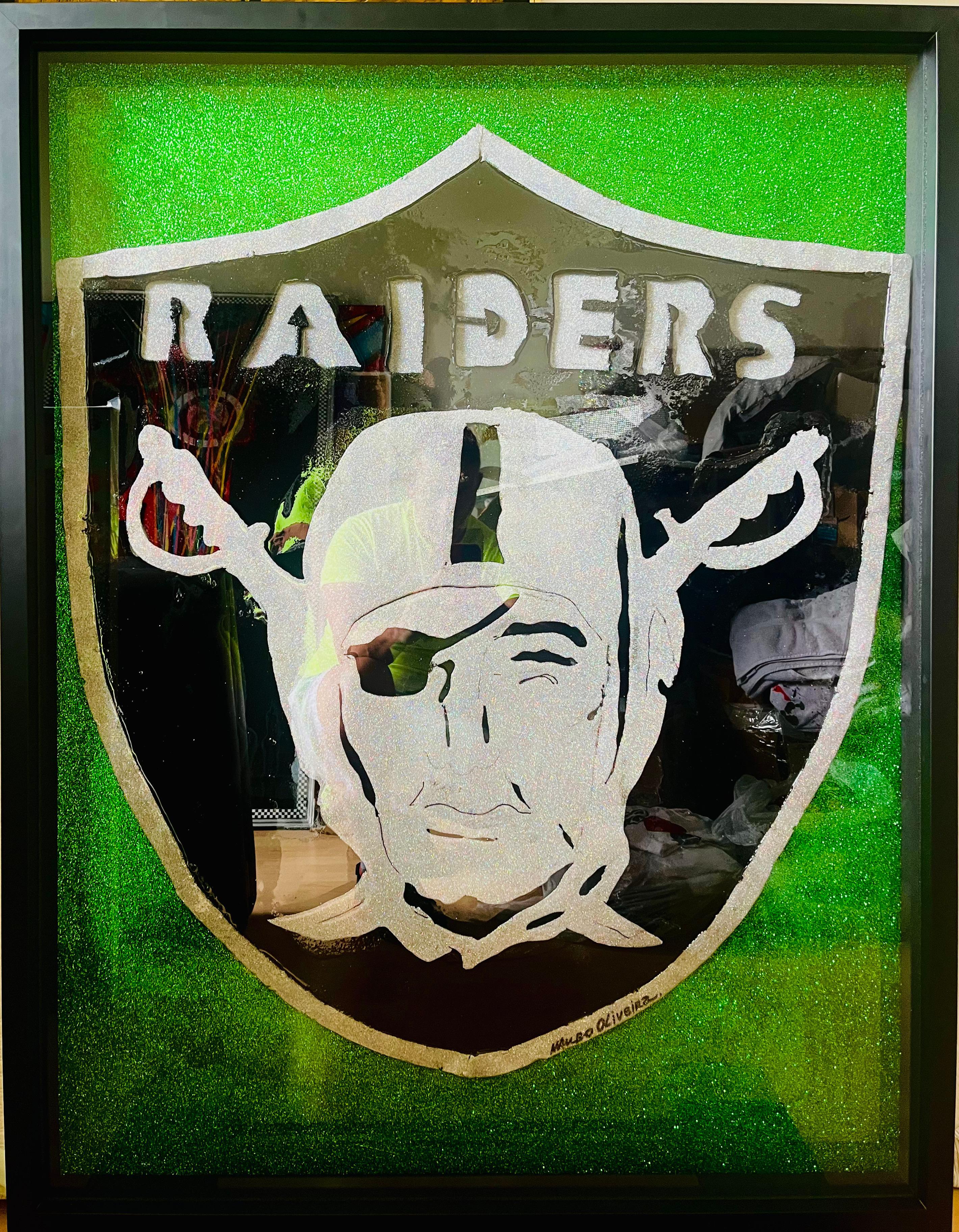 RAIDERS REIGN (Original And One Of A Kind Wall/Floor/Shelve Sculpture)