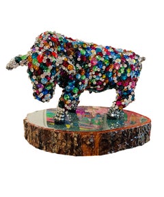 THE DIAMOND BULL OF WALL STREET (One Of A Kind Swarovski Crystals Piece)