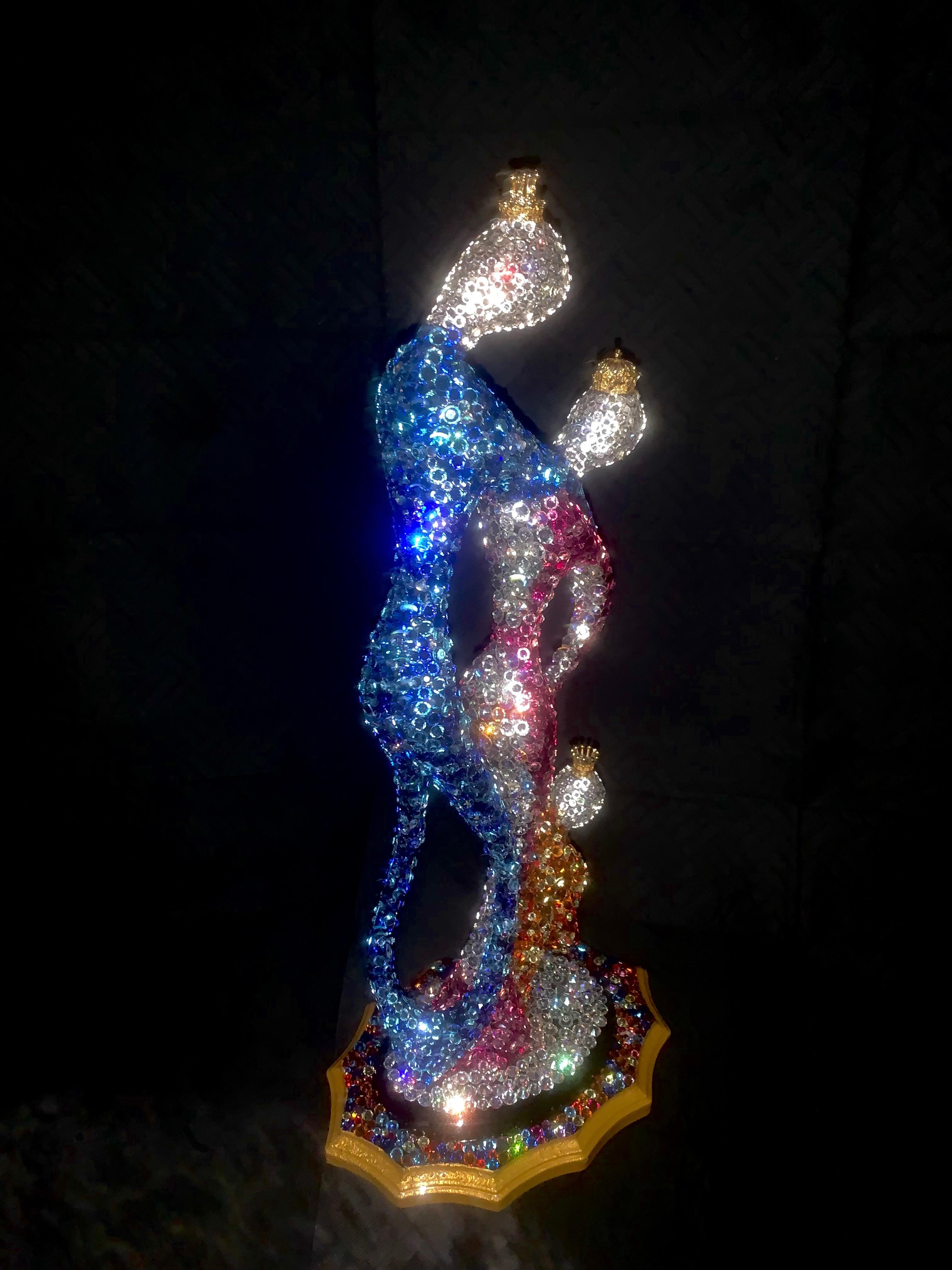 THE ROYAL FAMILY (1 Of a Kind Sculpture W/ Genuine Swarovski Crystals) 5