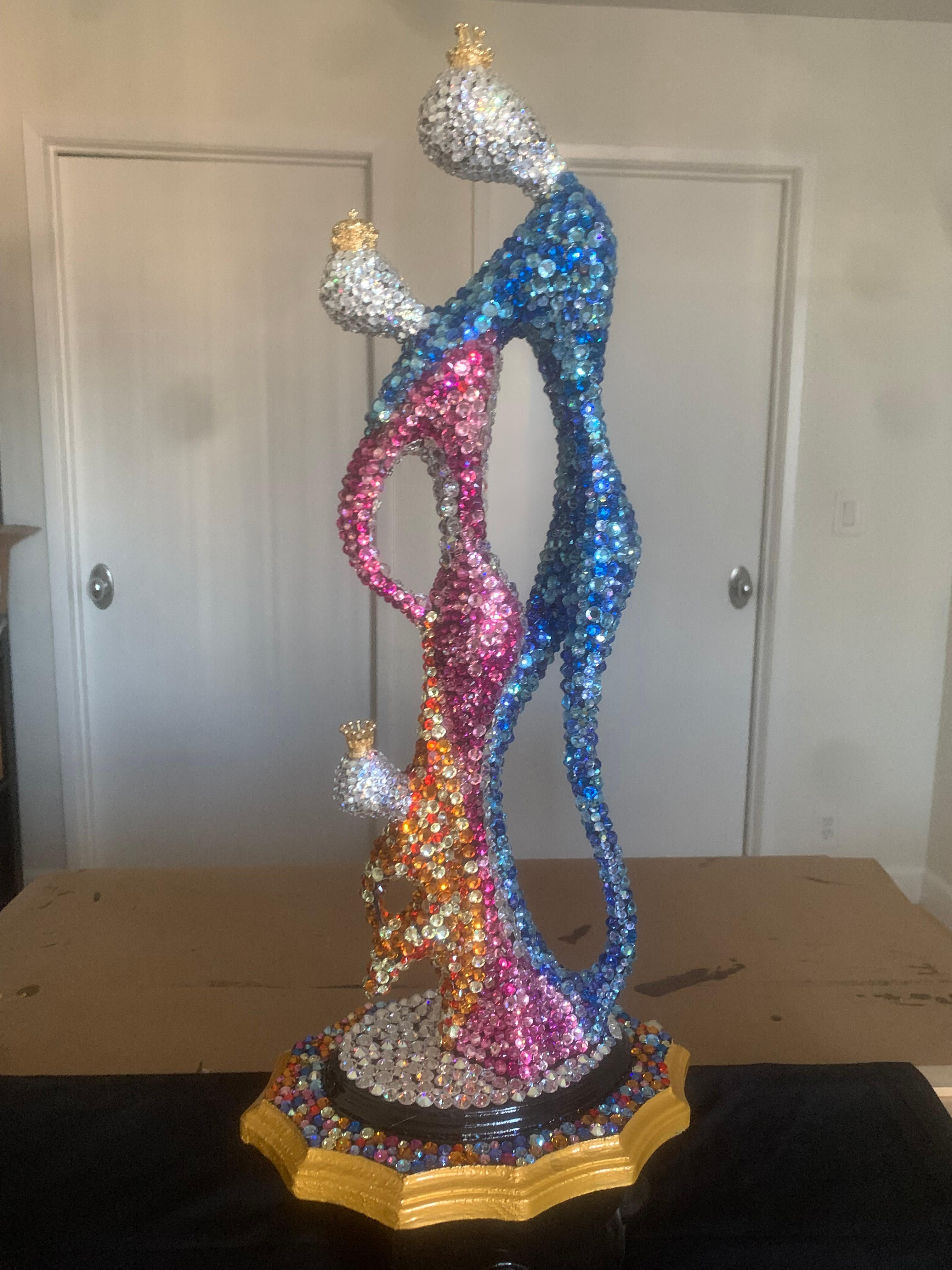 THE ROYAL FAMILY (1 Of a Kind Sculpture W/ Genuine Swarovski Crystals) 6