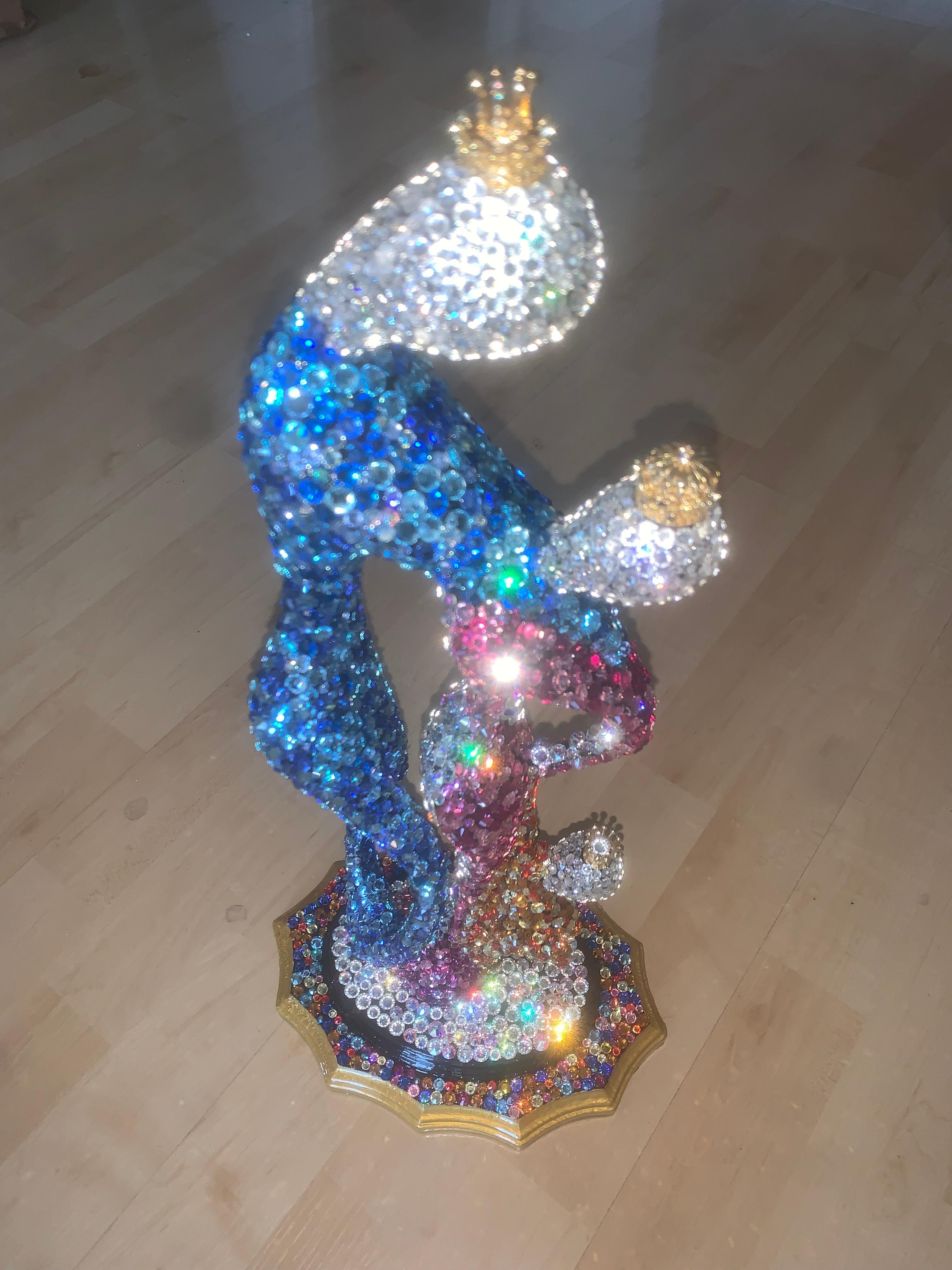 swarovski crystal sculptures