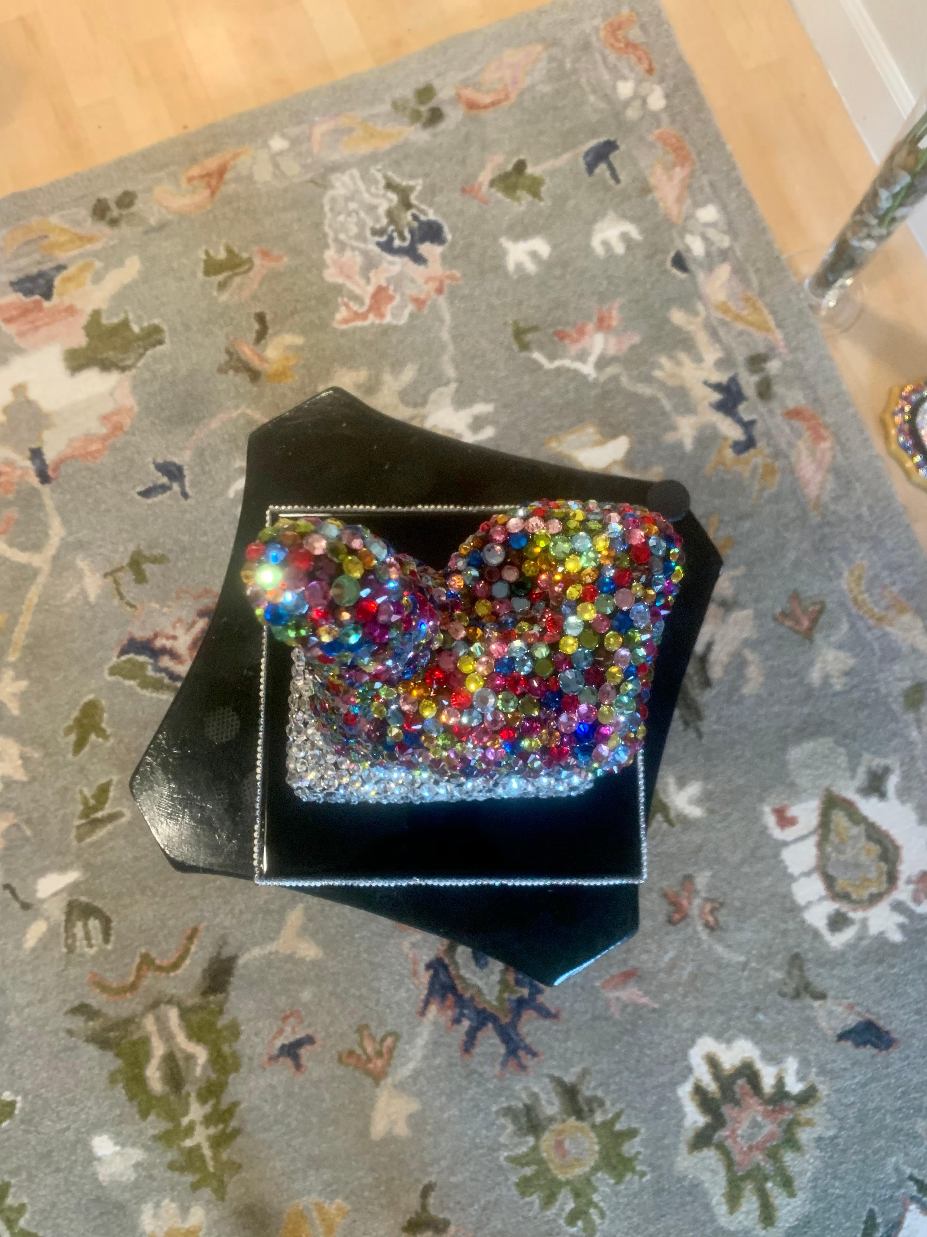 >>LIMITED TIME SALE<<

***Looking for one of kind precious high ending gift that no one else will have? This is one of them!***

ONE of a kind Porcelain Thumbs Up sculpture encrusted with genuine Swarovski crystals and a permanent custom made wood