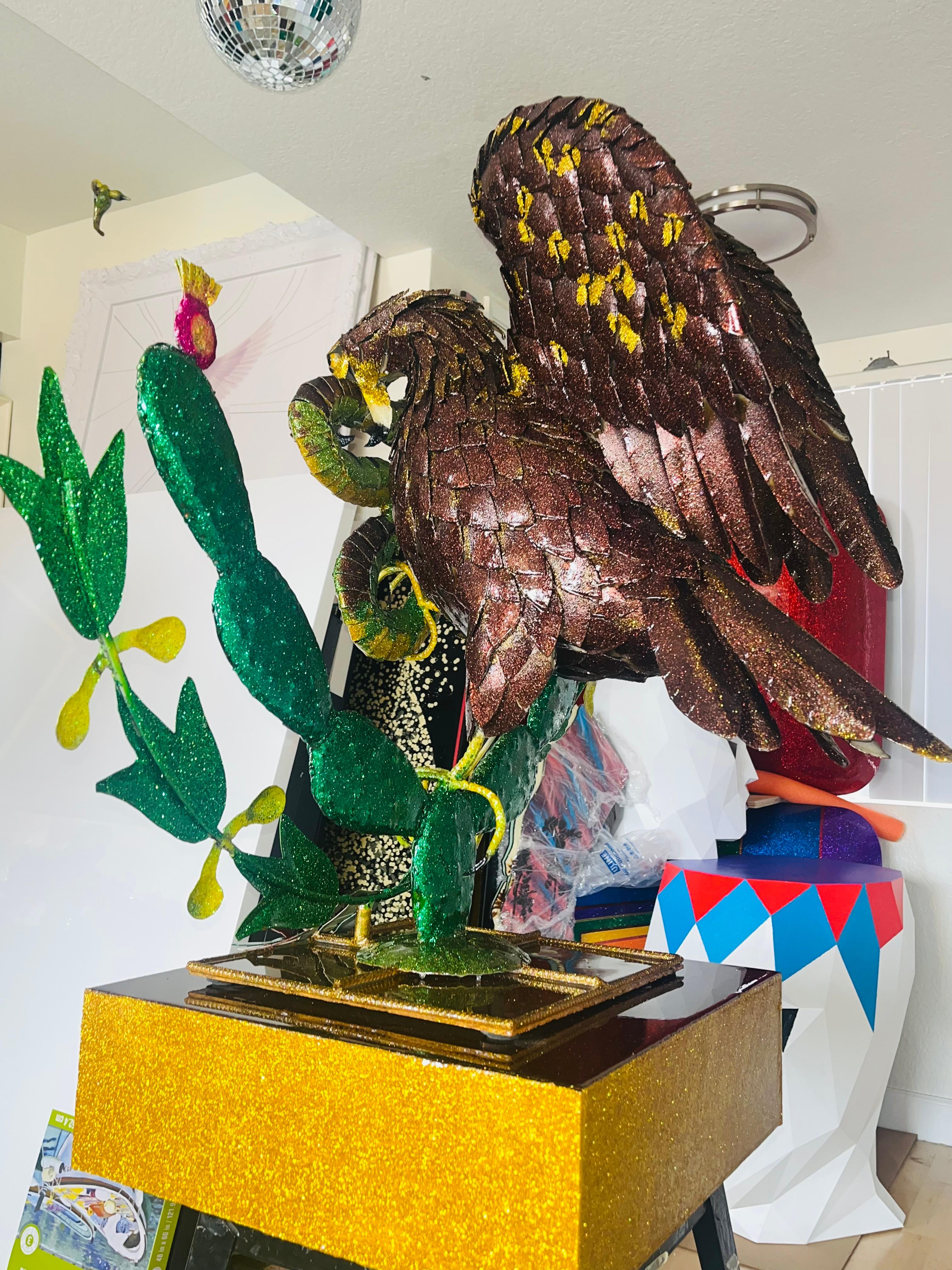 VIVA MEXICO - Escultura de metal única en su género 13