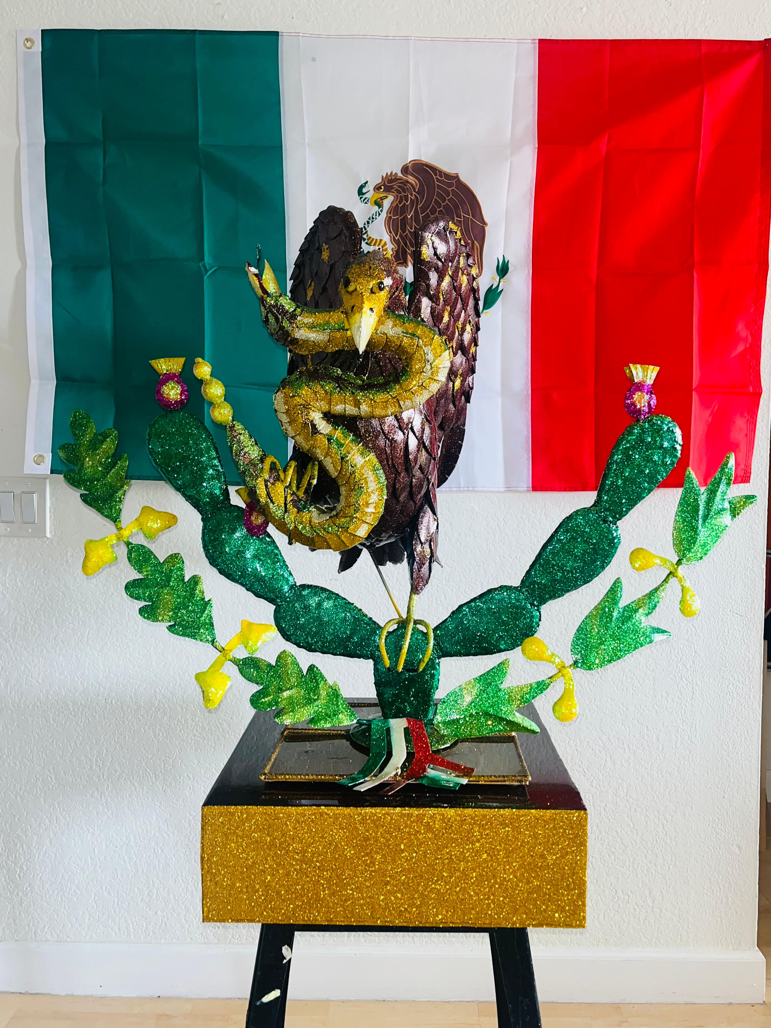 VIVA MEXICO - One Of Kind Metal Sculpture - Mixed Media Art by Mauro Oliveira