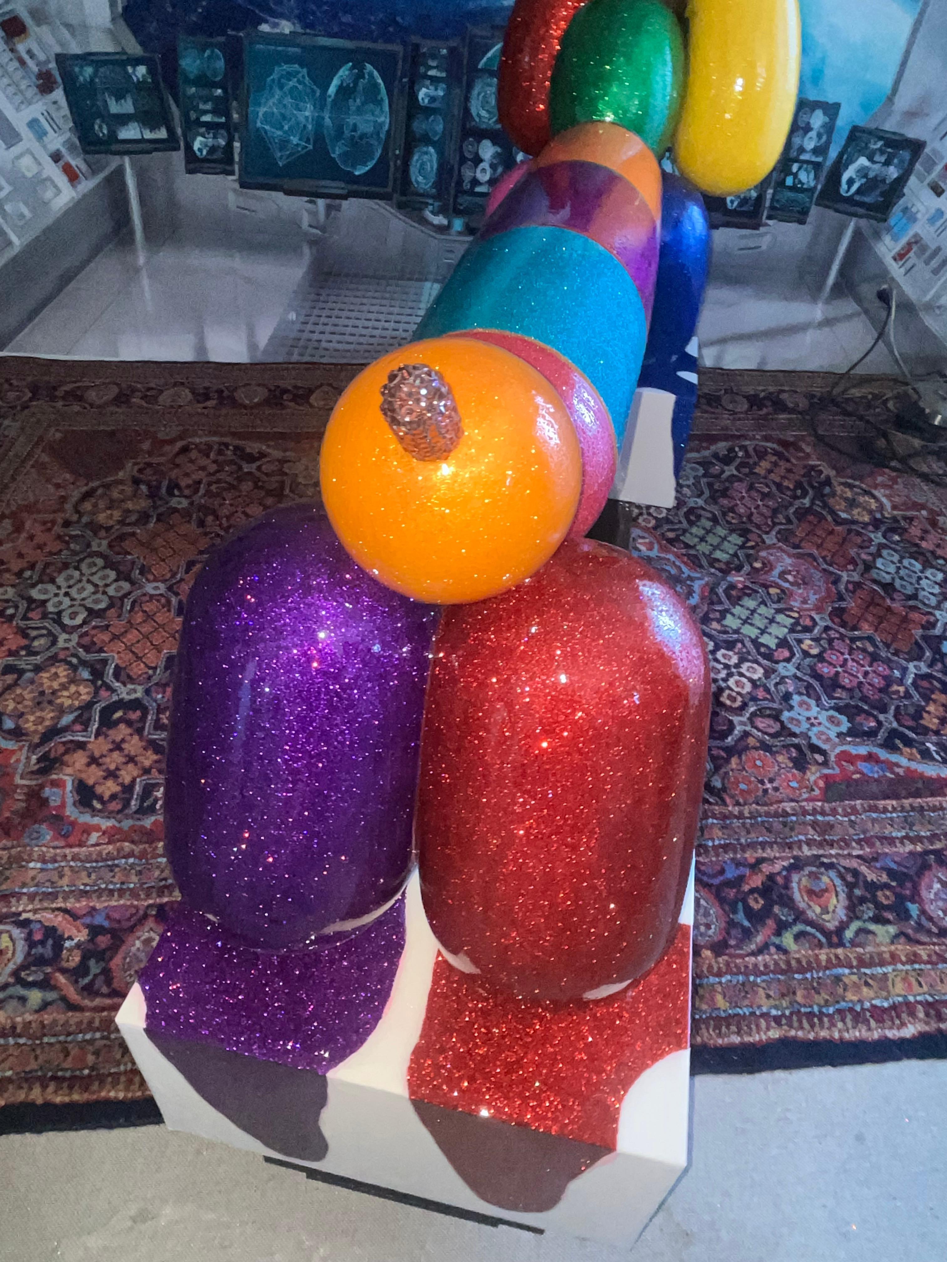 VINCITORE: Il re dei cani palloncino - Capolavoro unico nel suo genere di scultura di cani palloncino in vendita 2