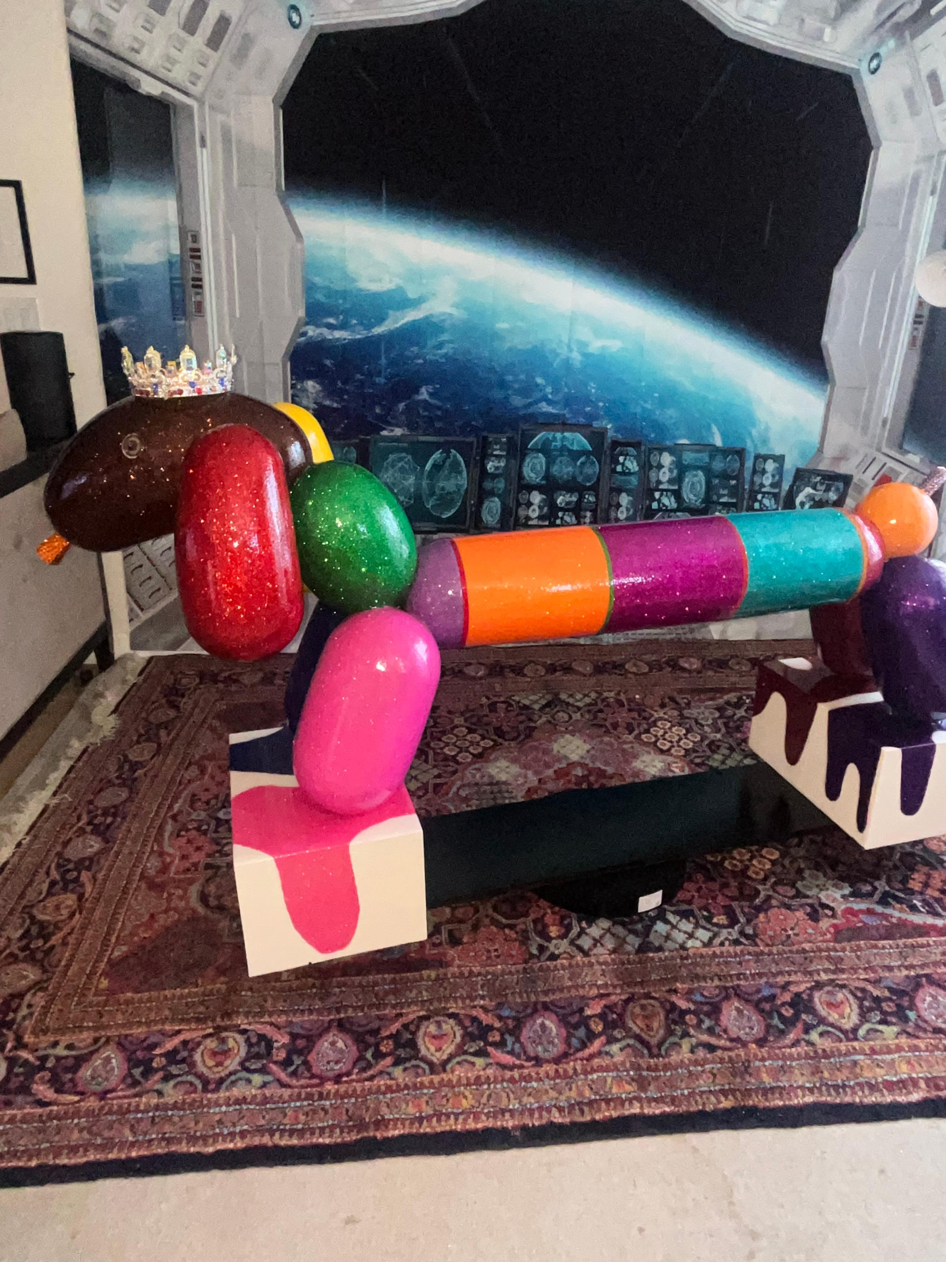 VINCITORE: Il re dei cani palloncino - Capolavoro unico nel suo genere di scultura di cani palloncino in vendita 4