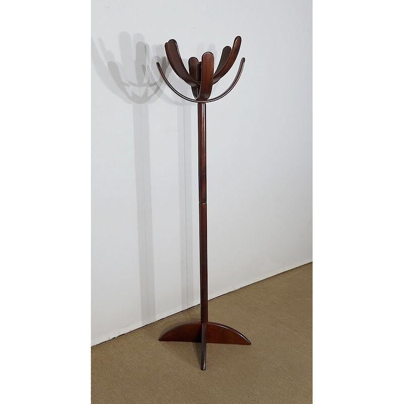 Italiano Mauro Pasquinelli Cappotto italiano di metà secolo in Wood laccato nero in vendita