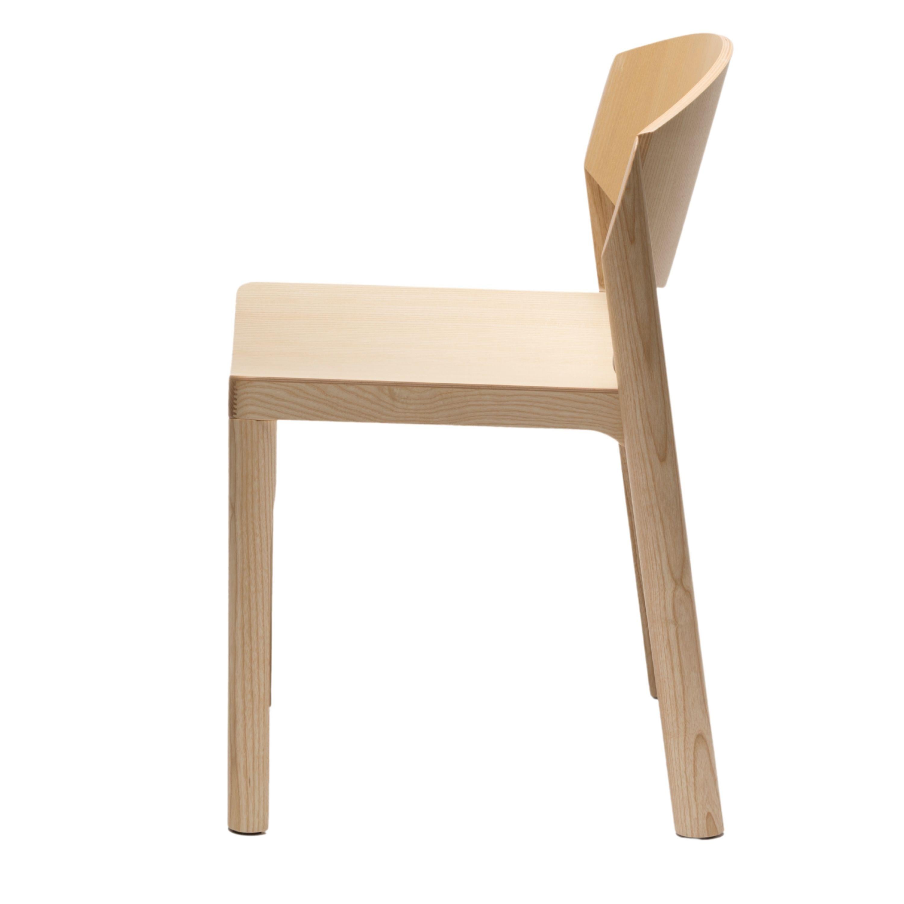 Mauro Pasquinelli 'Mauro' Wood Dining Chair aus Esche für Established & Sons im Zustand „Neu“ im Angebot in Glendale, CA