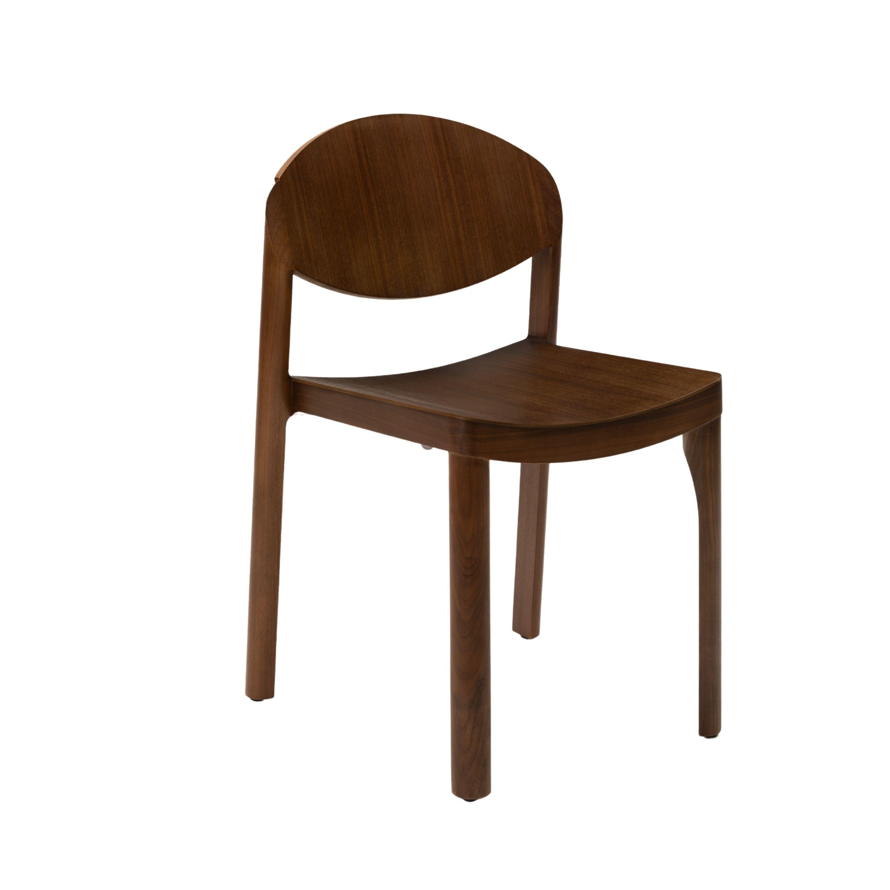 Mauro Pasquinelli Mauro Wood Dining Chair in Esche & Wenge für Established & Sons im Angebot 6