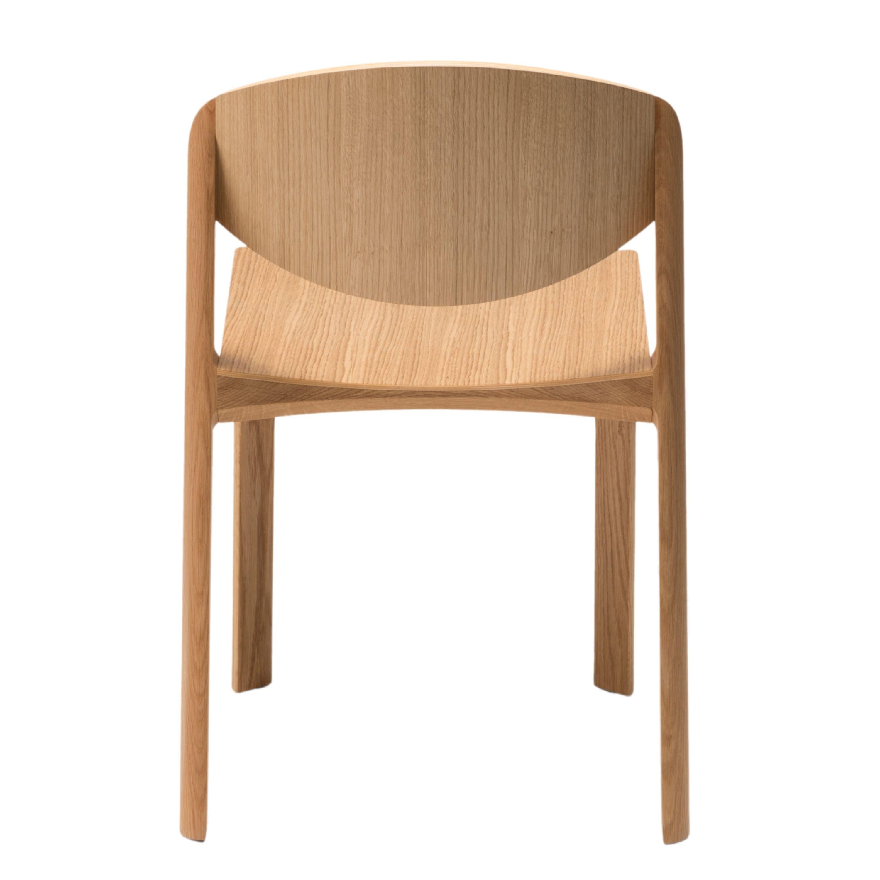 Mauro Pasquinelli 'Mauro' Wood Dining Chair in Oak für Established & Sons im Angebot 5