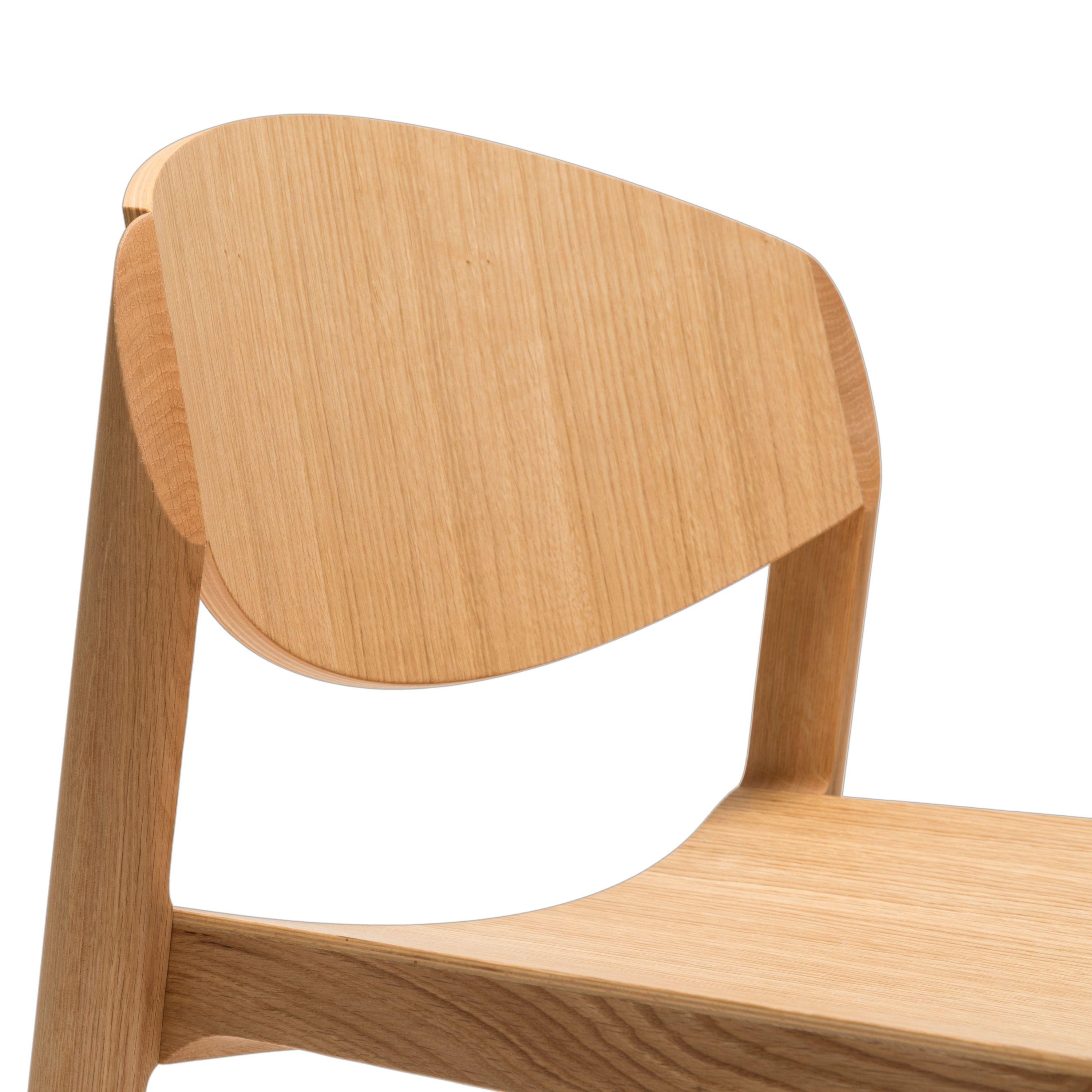 Mauro Pasquinelli 'Mauro' Wood Dining Chair in Oak für Established & Sons im Angebot 2