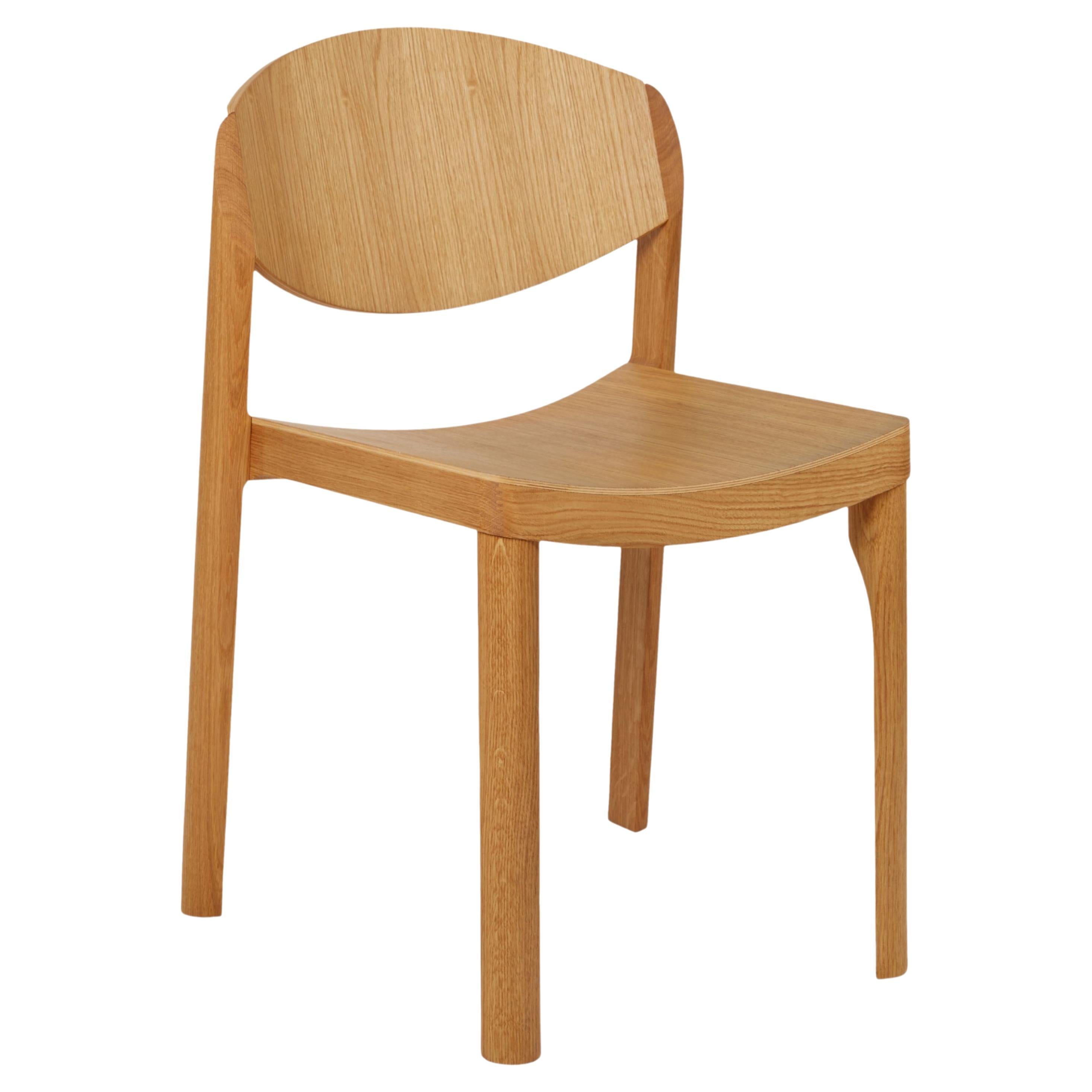Mauro Pasquinelli 'Mauro' Wood Dining Chair in Nussbaum für Established & Sons im Angebot 8
