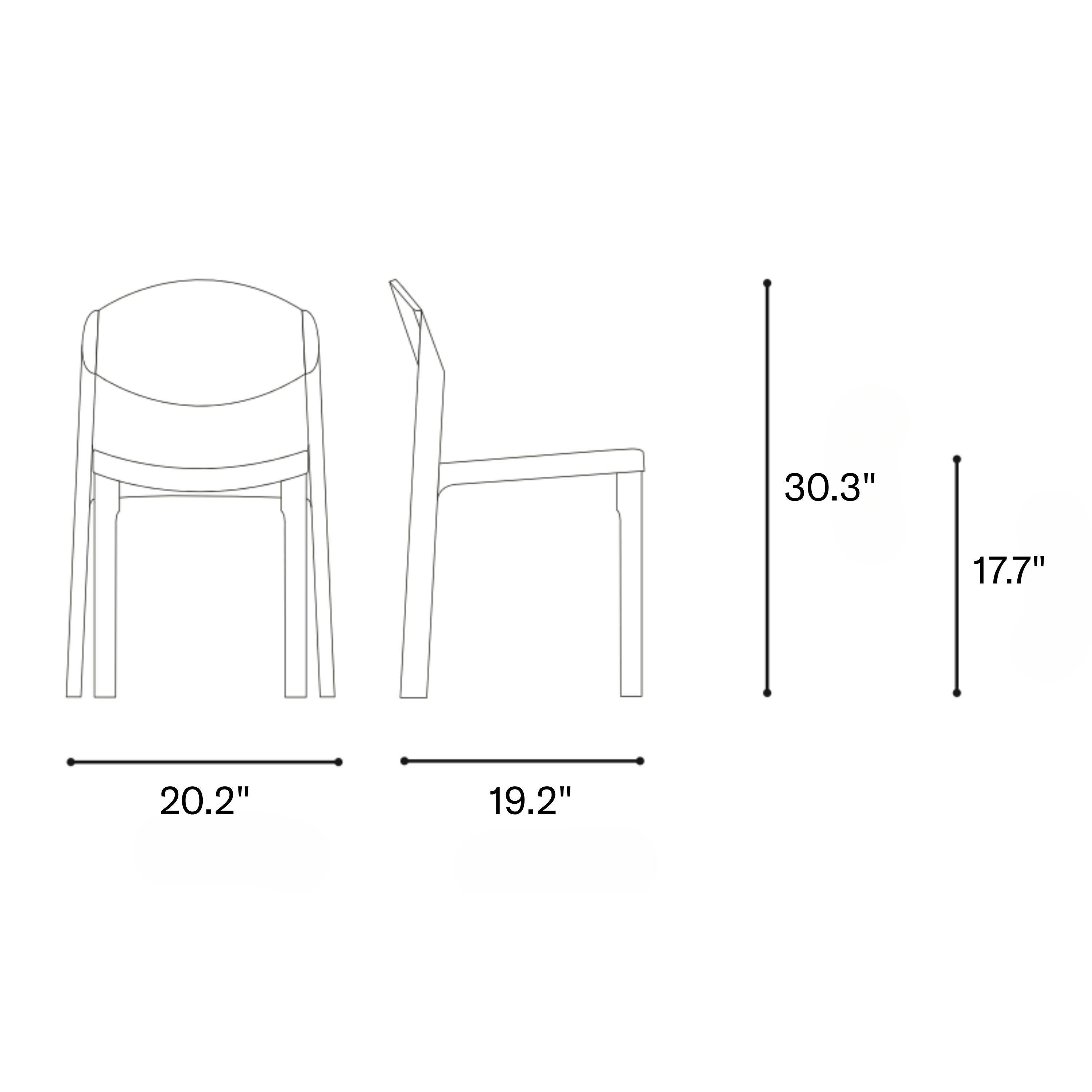 Mauro Pasquinelli 'Mauro' Wood Dining Chair in Nussbaum für Established & Sons im Angebot 13