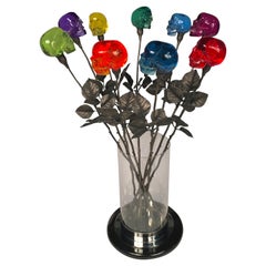 Mauro Perucchetti "Guns and Roses" Vase Hip Pop Art Sculpture, 2013