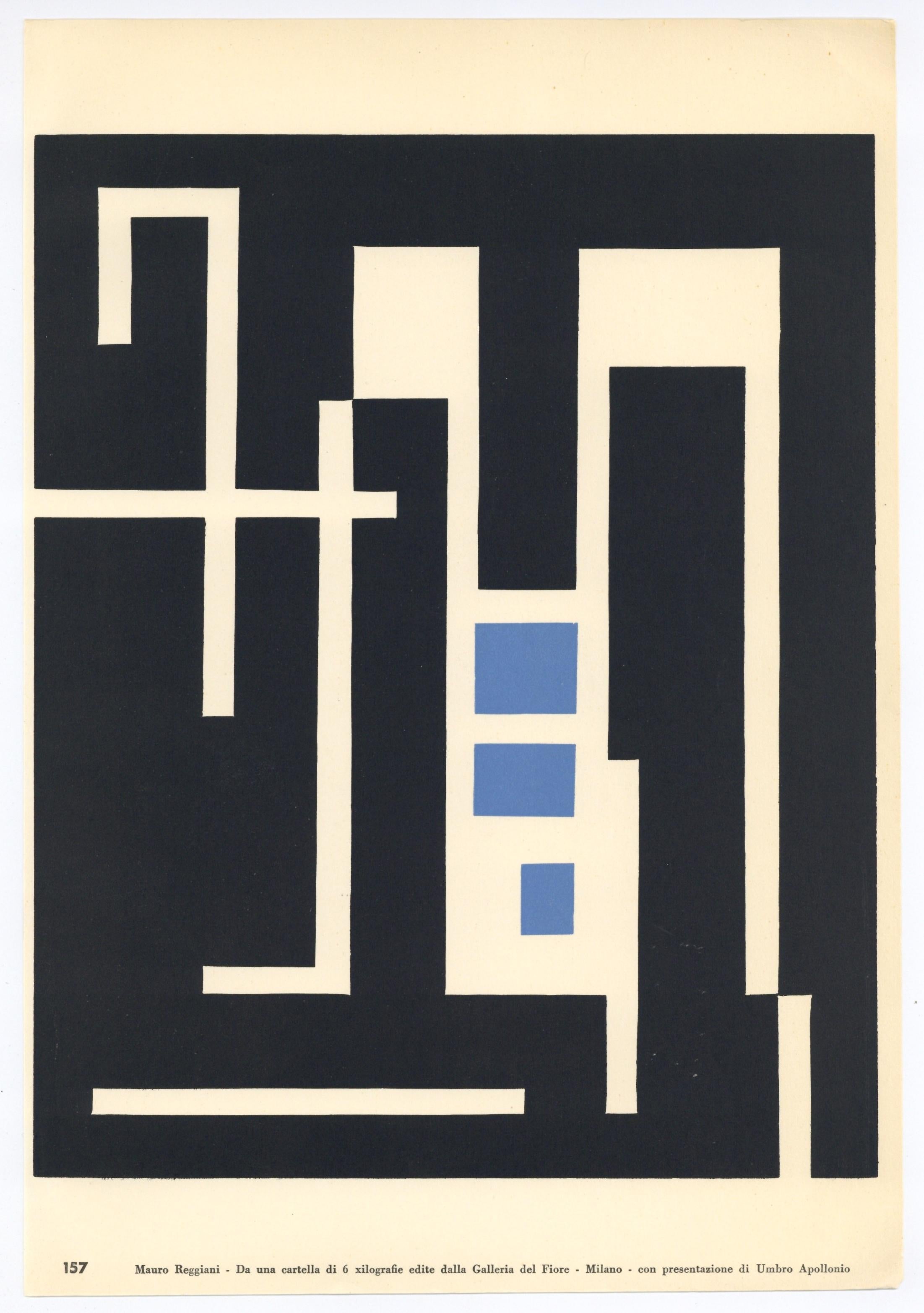 Original-Xylograph – Print von Mauro Reggiani