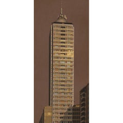 Torre Breda, Öl auf Leinwand von Mauro Reggio, 2018