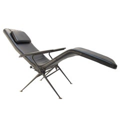 Mauser 1950's adjustable reclining chaise longue, Germany