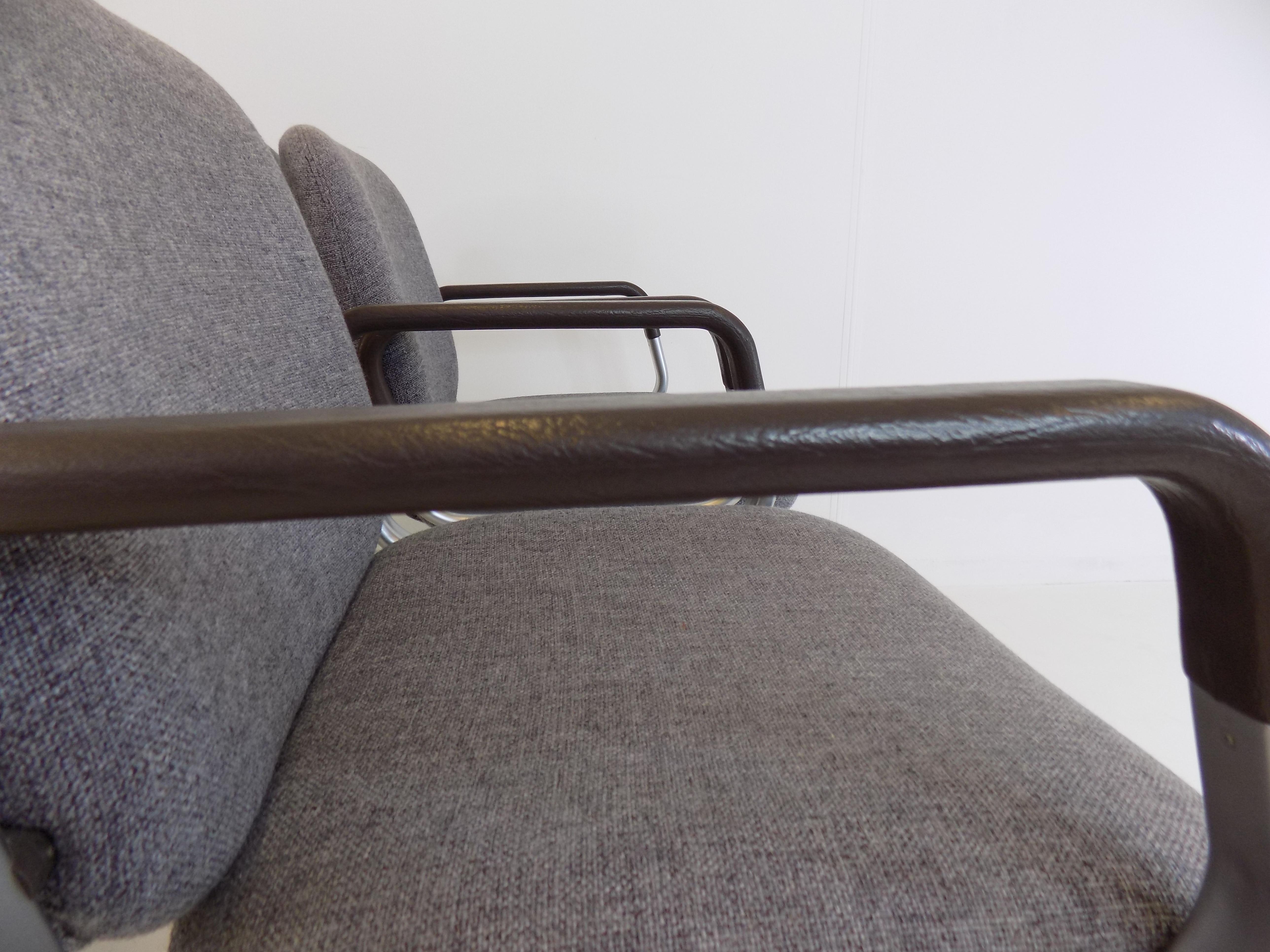 Mauser-Sitzessel 150, 4er-Set Ess-/Konferenzstühle von Herbert Hirche im Angebot 1