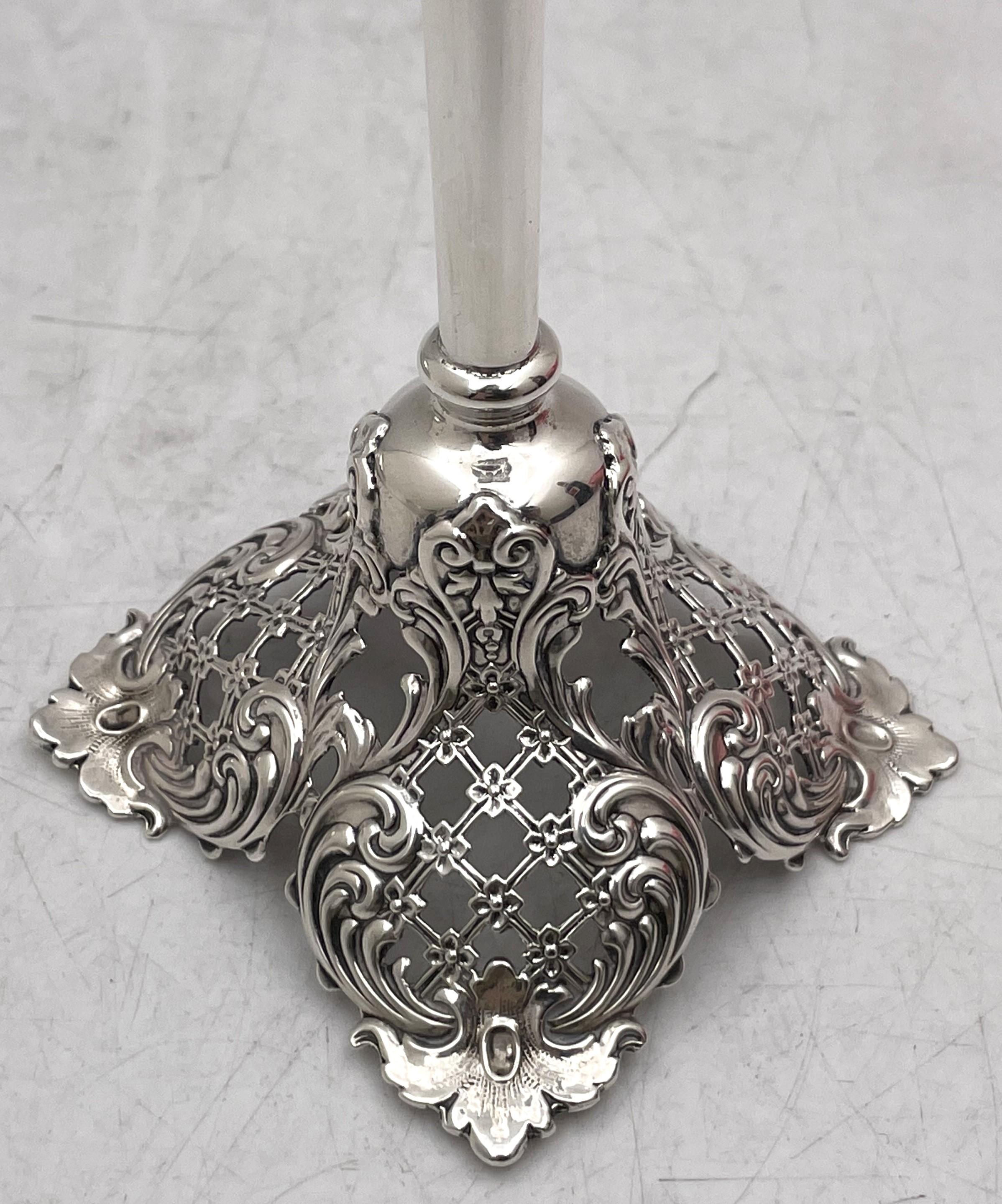  Mauser Sterling Silver Art Nouveau Bud Vase from Late 19th/ Early 20th Century For Sale 1