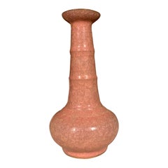 Mauve Colored Long Neck Vase, China, Contemporary