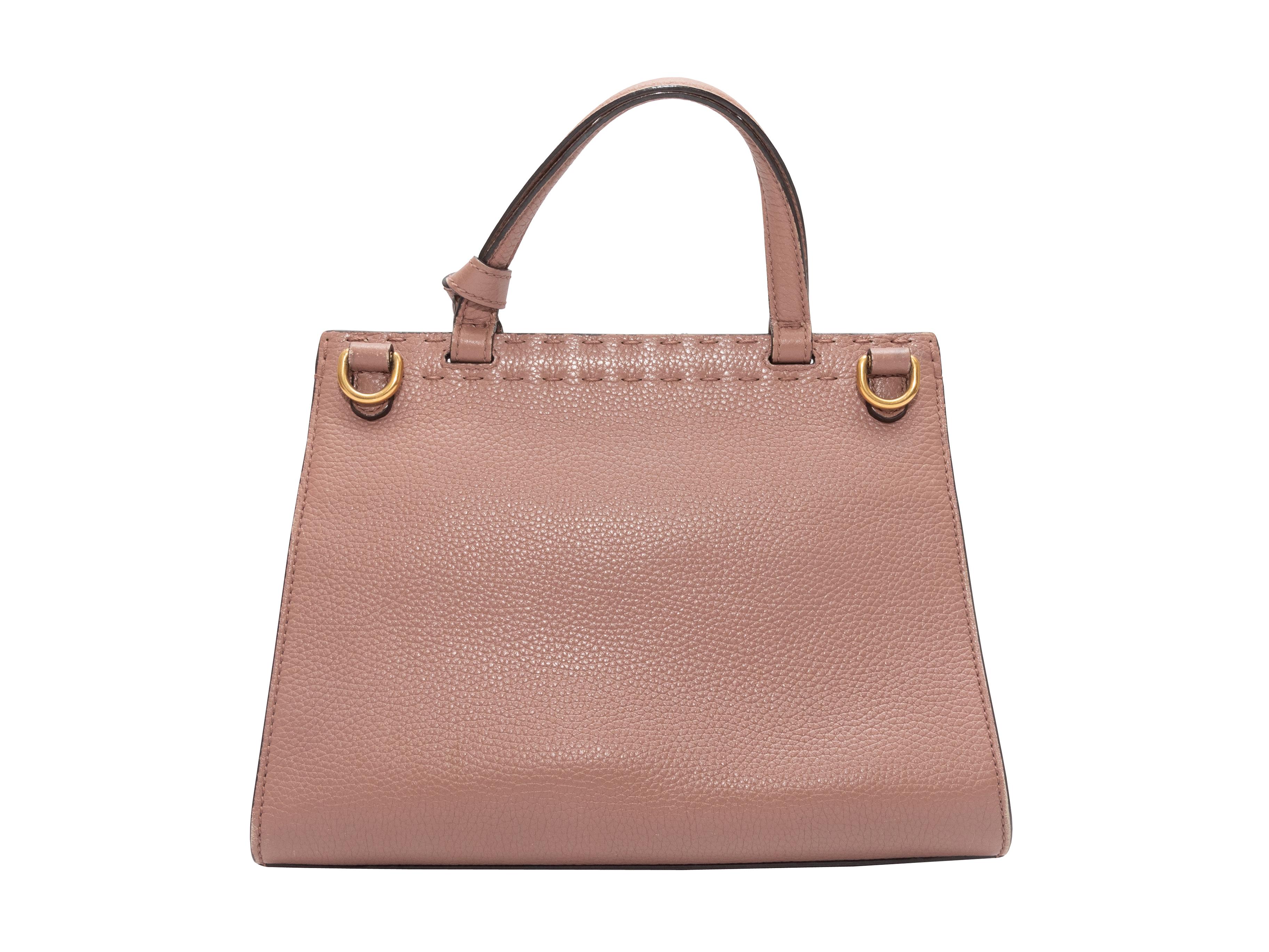 Mauve Gucci Marmont Top Handle Crossbody Bag For Sale at 1stDibs