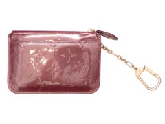 Mauve Louis Vuitton Monogram Vernis Key Pouch