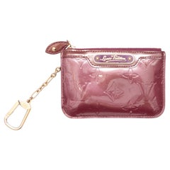 Mauve Louis Vuitton Monogram Vernis Key Pouch