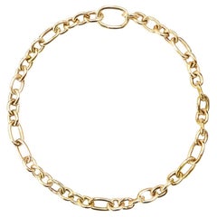 Maviada Gold Link Chain Necklace in 18k gold