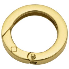 Maviada’s 18 Karat Yellow Gold Jump Ring Accessories for Necklaces and Pendants
