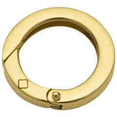 Maviada’s 18 Karat Yellow Gold Jump Ring Accessories for Necklaces and Pendants
