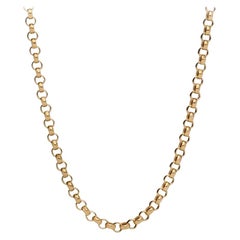 Maviada's Classic Luxurious Dodge Thick Chain in 18 Karat Yellow Gold