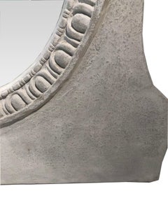 Mavis Mirror from Made Goods Indoor Outdoor Stone French "Oeil De Bouef"